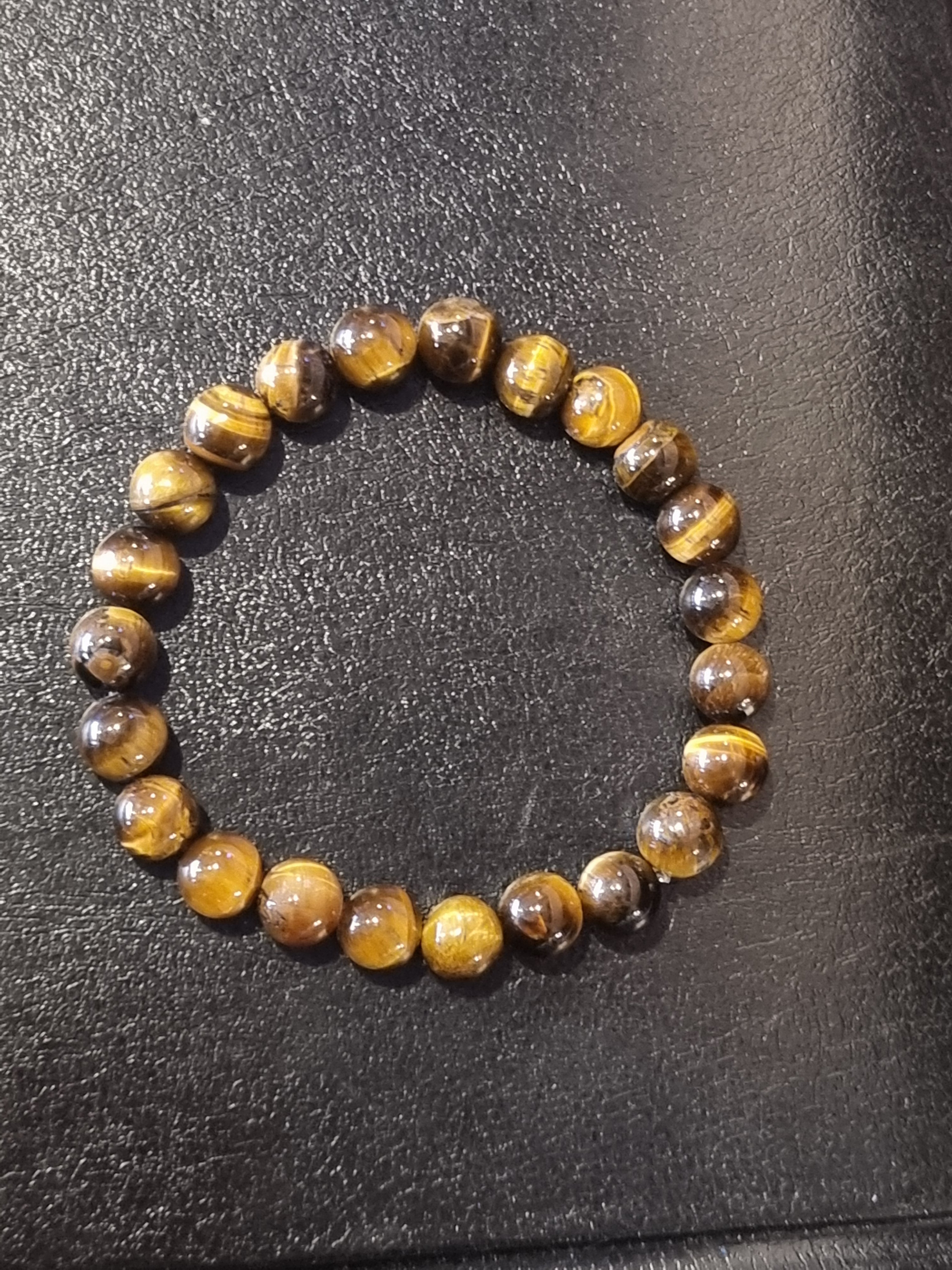 Tigers Eye Bead Bracelet (Medium)