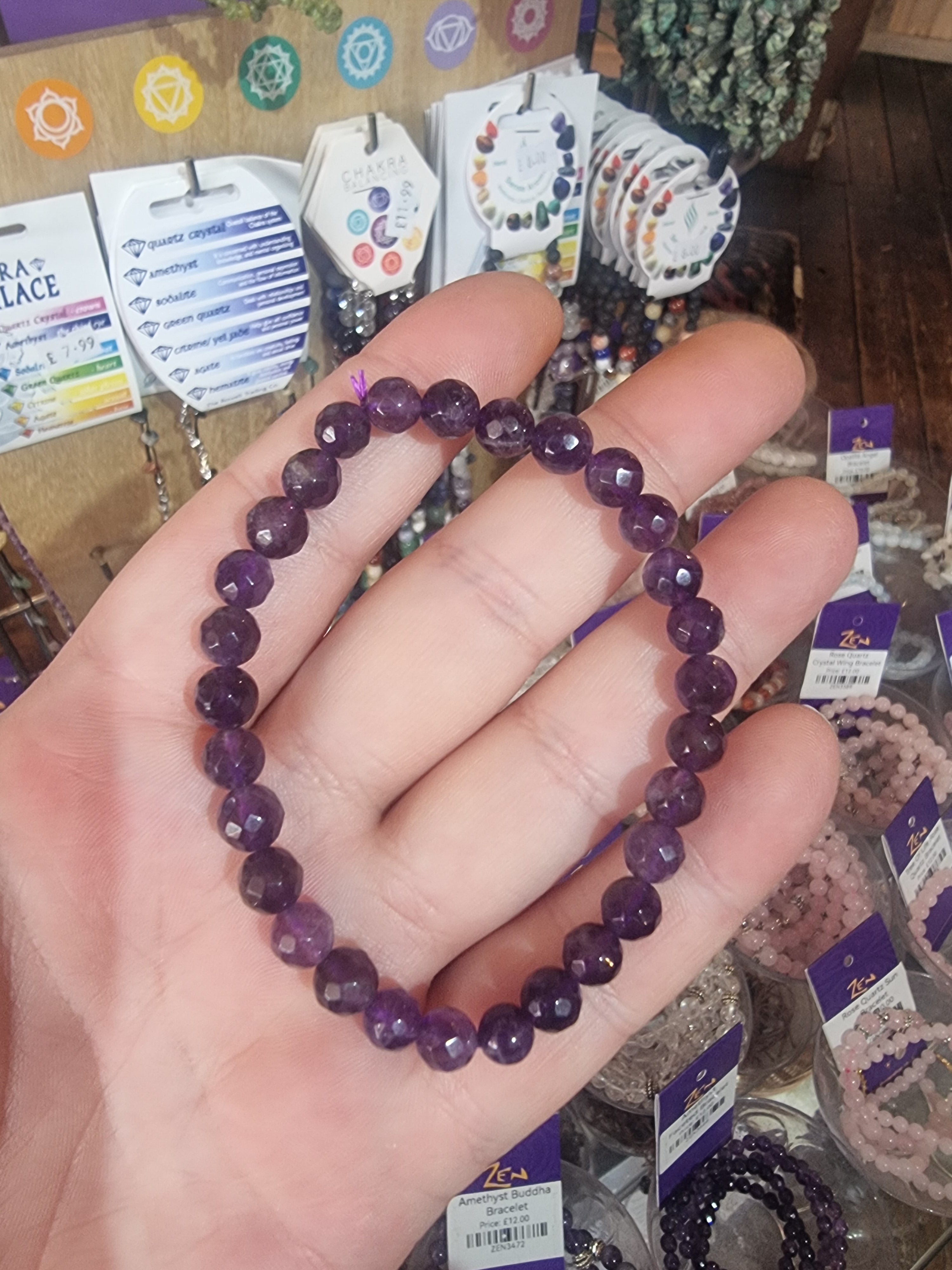 Amethyst Faceted Bracelet