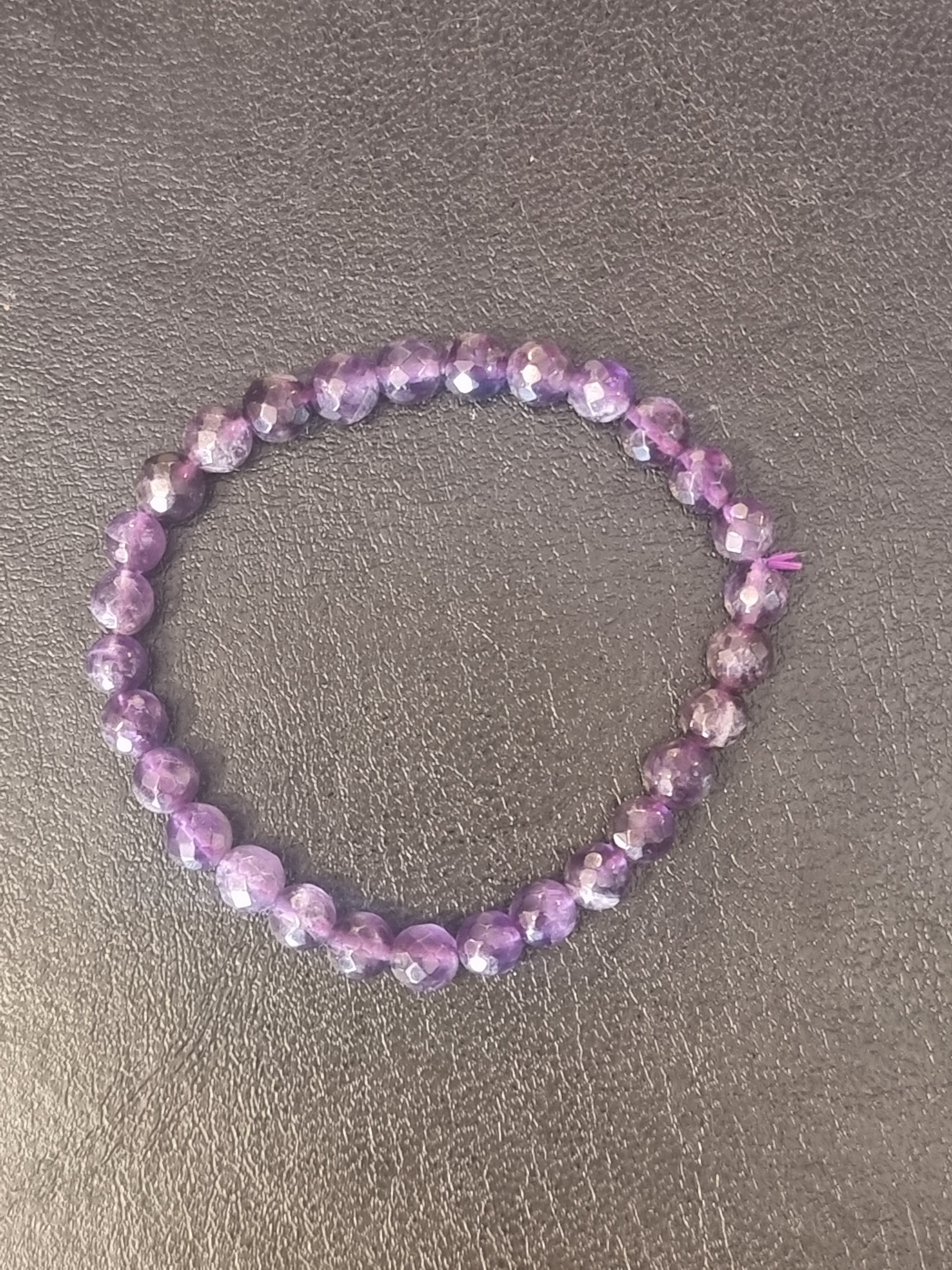 Amethyst Faceted Bracelet