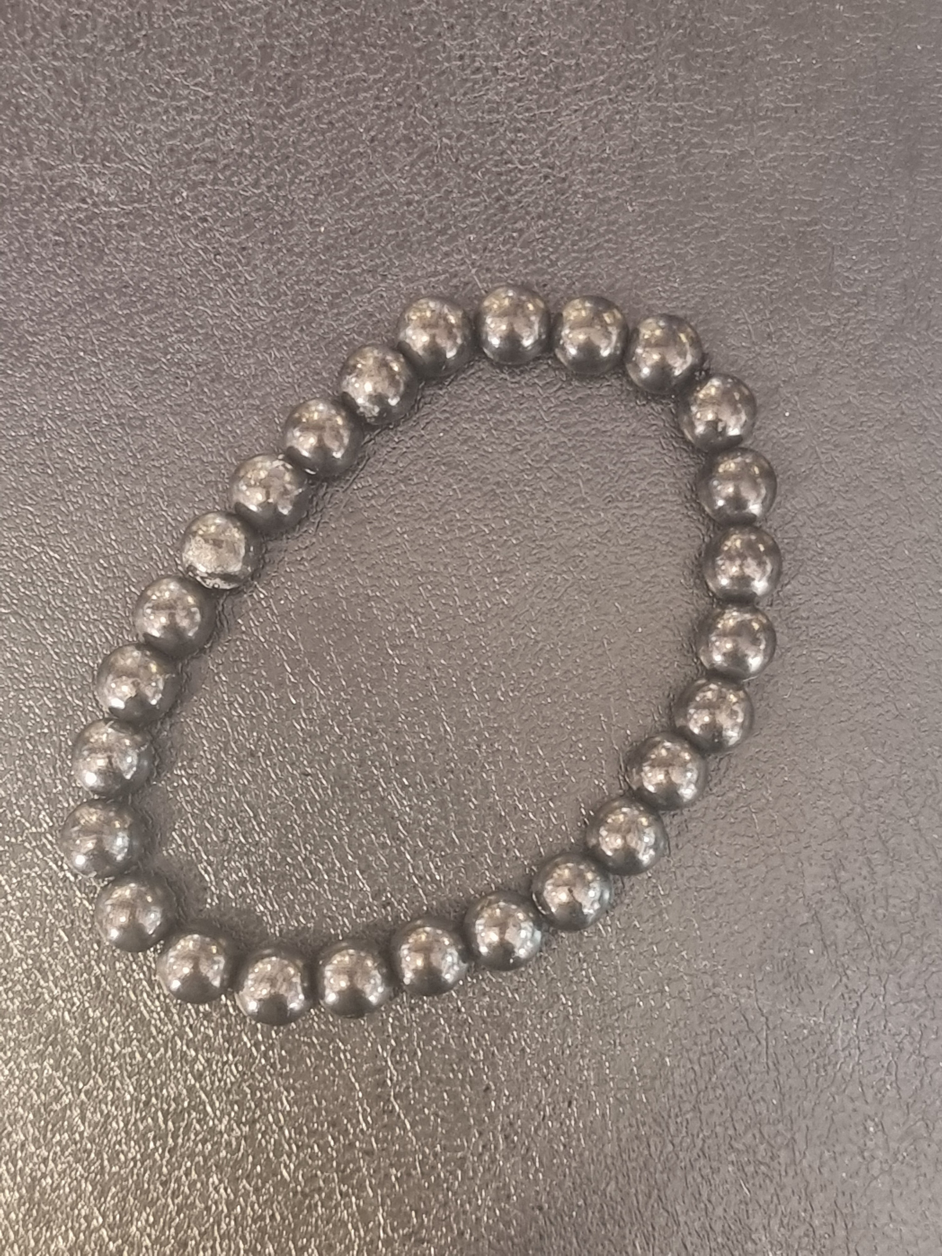 Shungite Beaded Bracelet (Small)