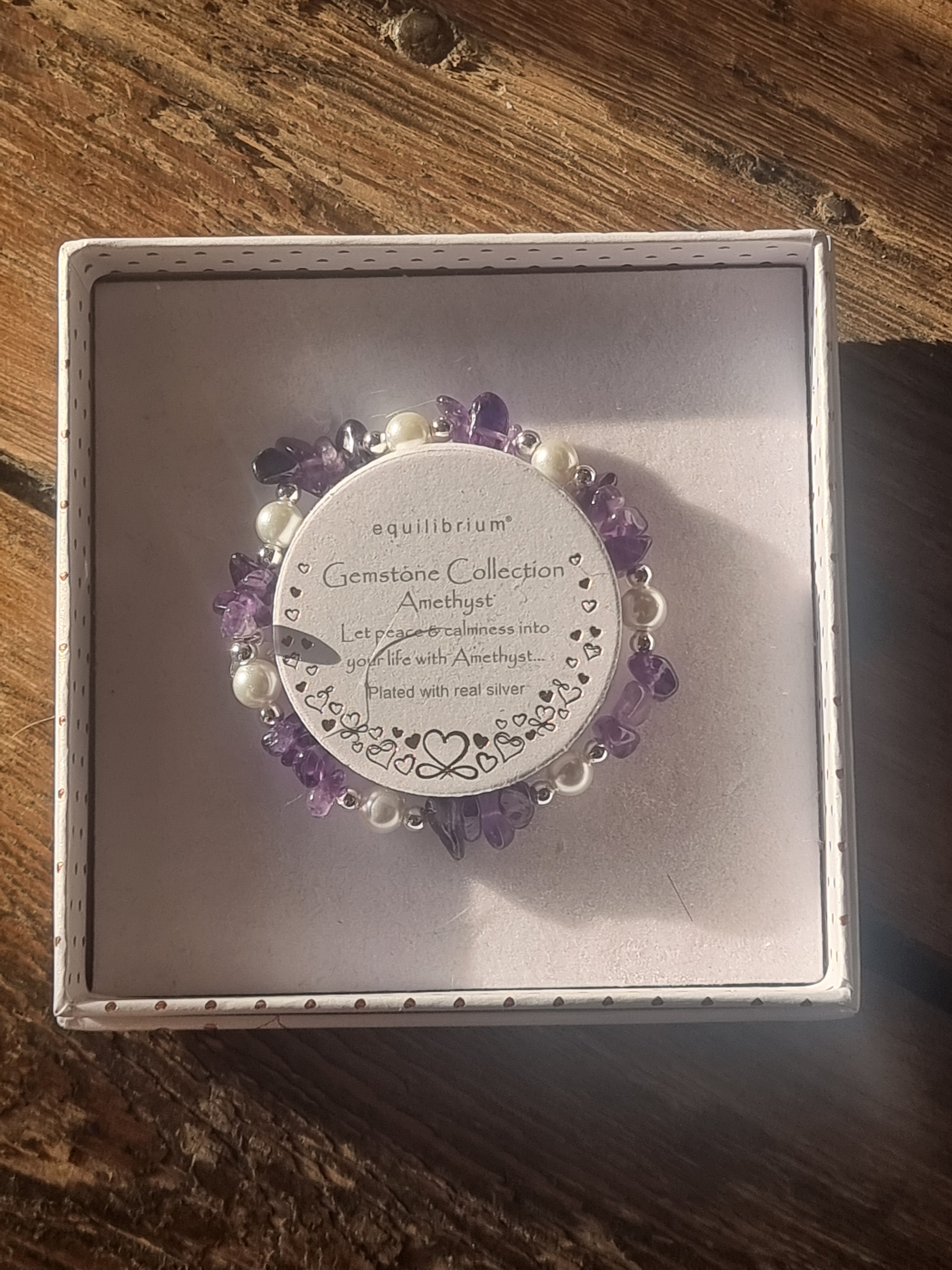 EQ Amethyst Bracelet