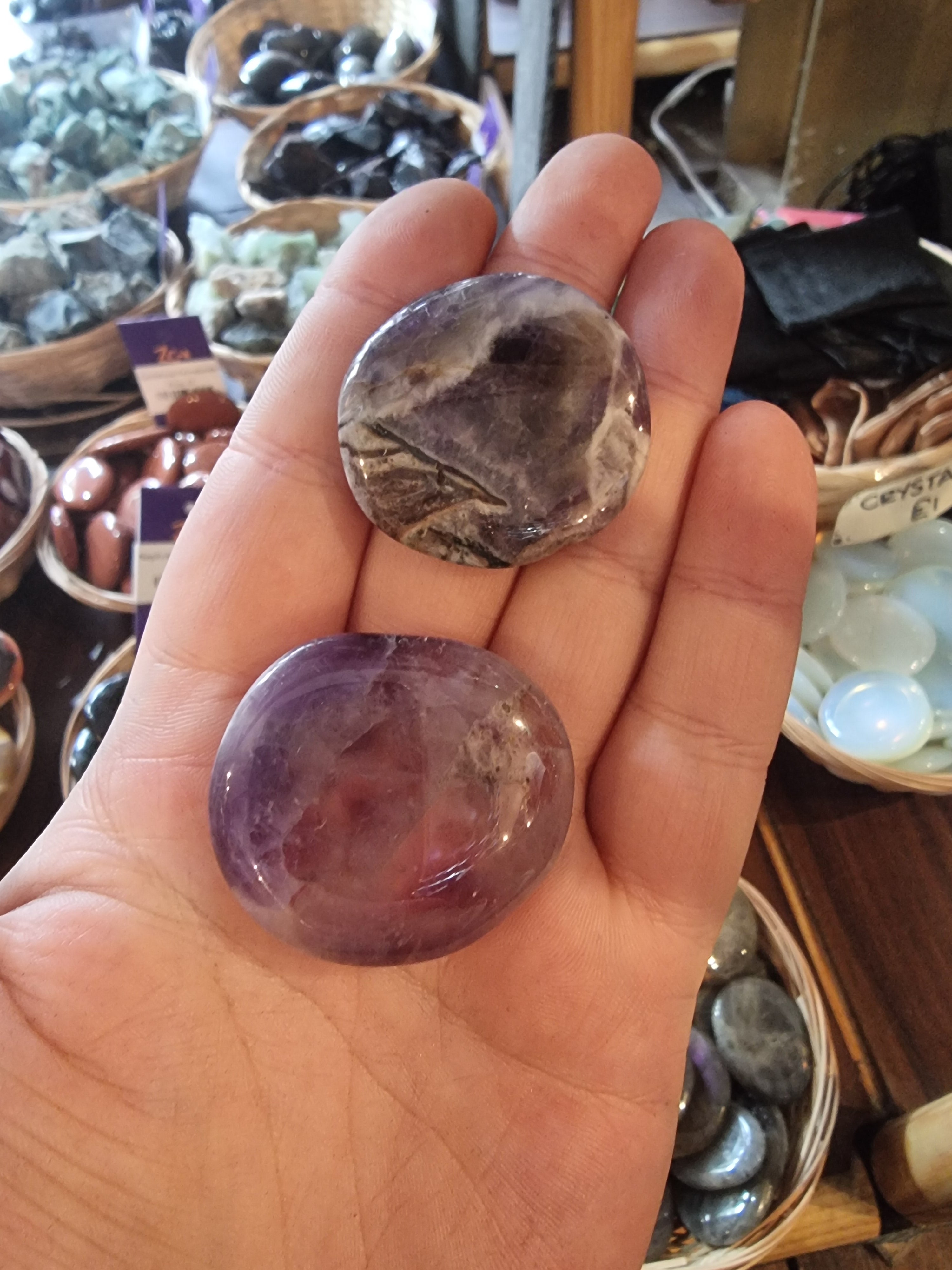 Amethyst Palmstone