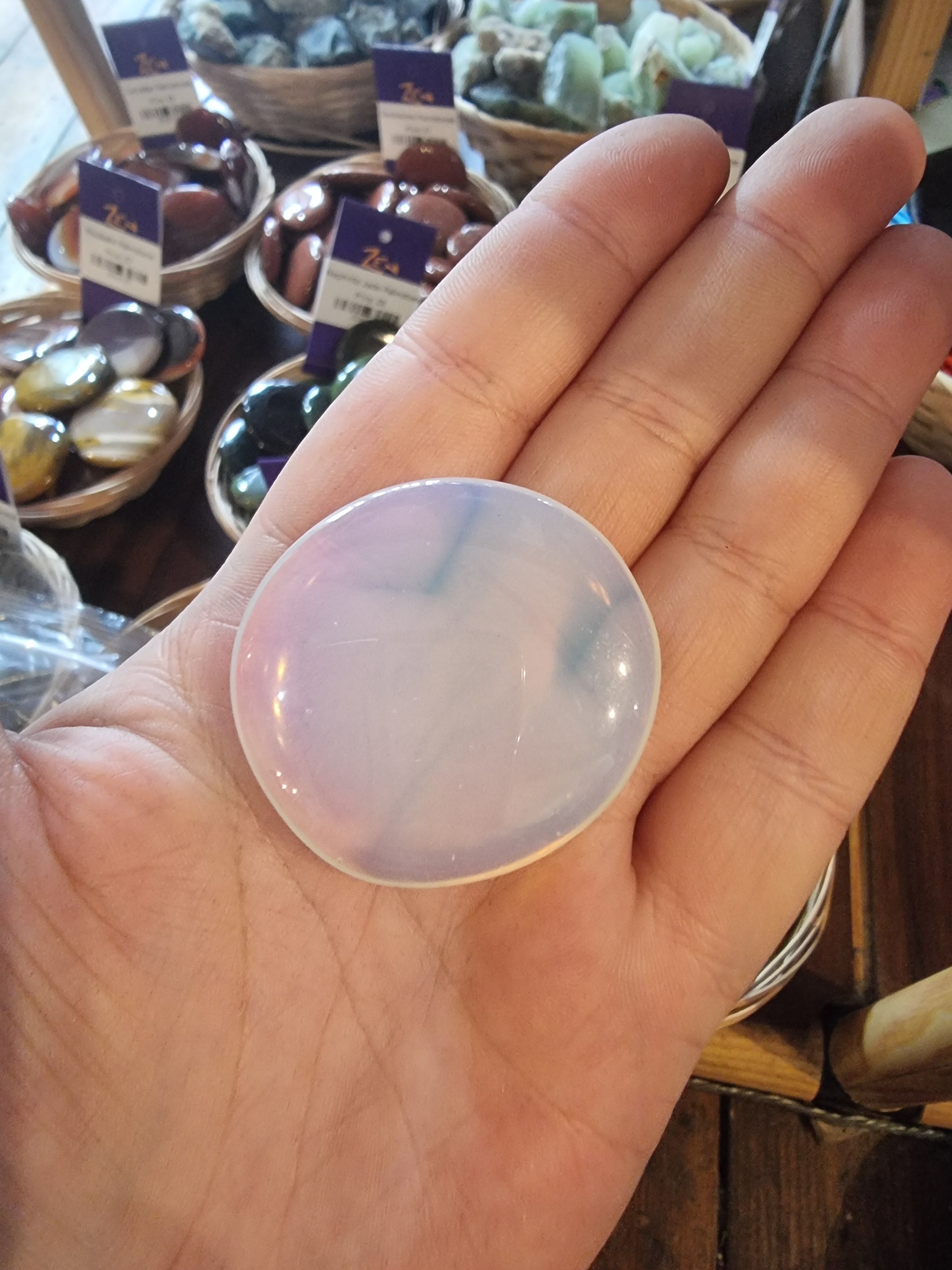 Opalite Palmstone