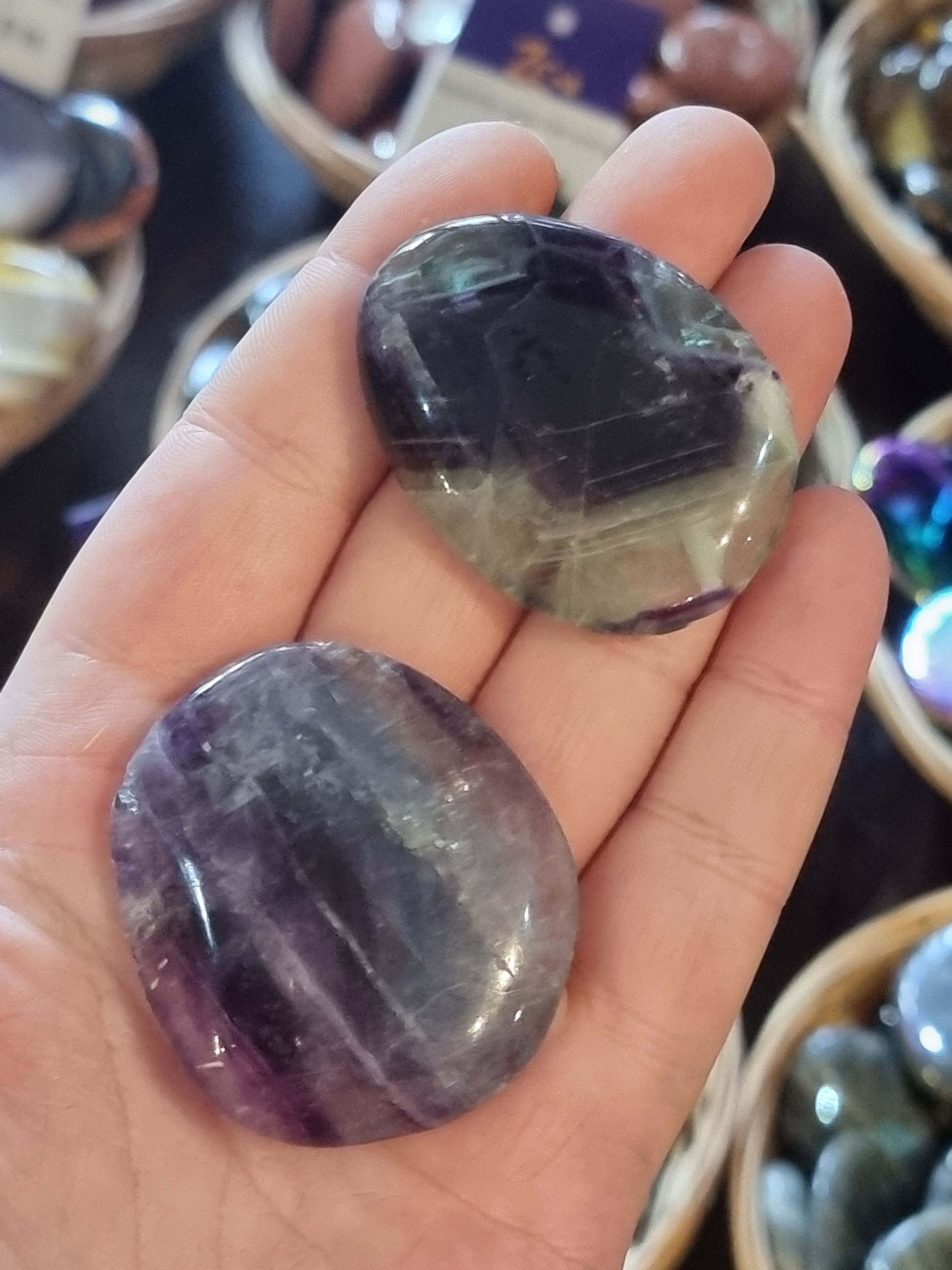 Fluorite Palmstone