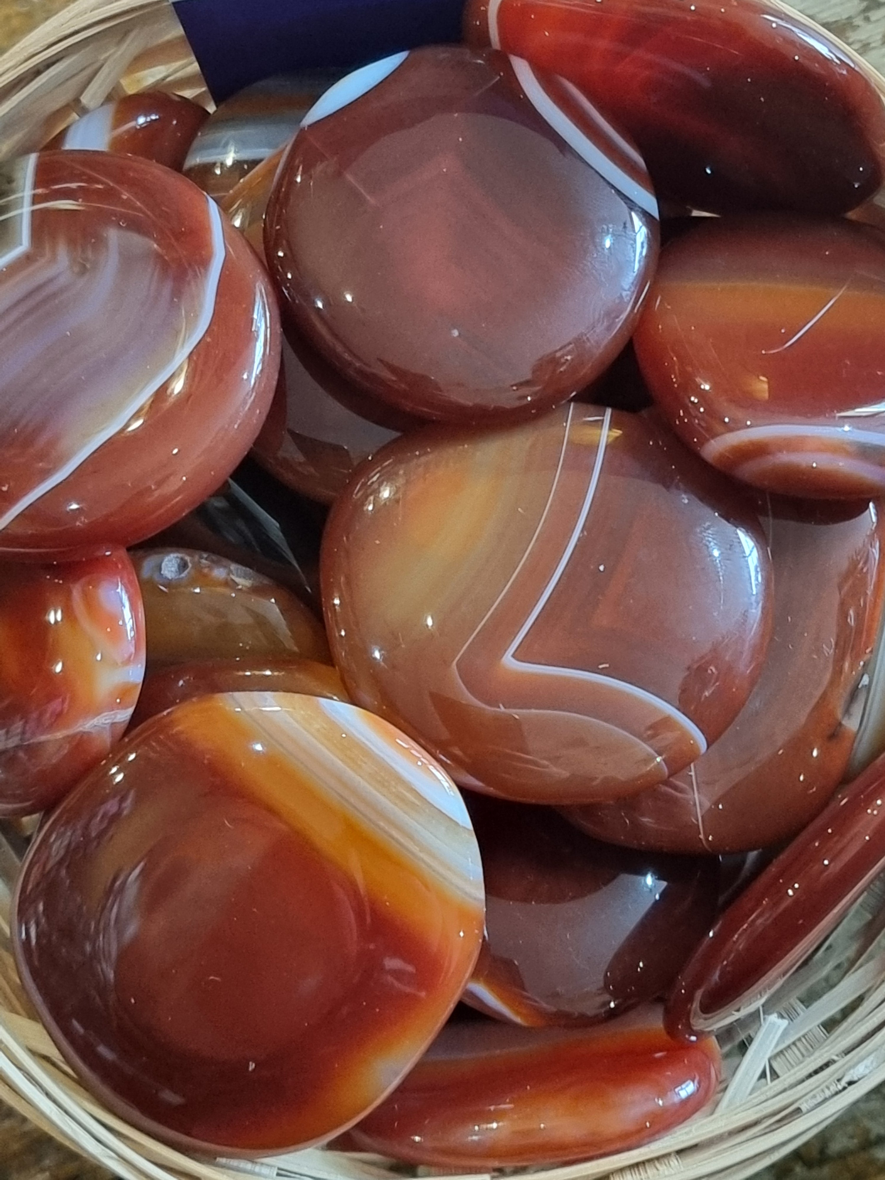 Carnelian Palmstone