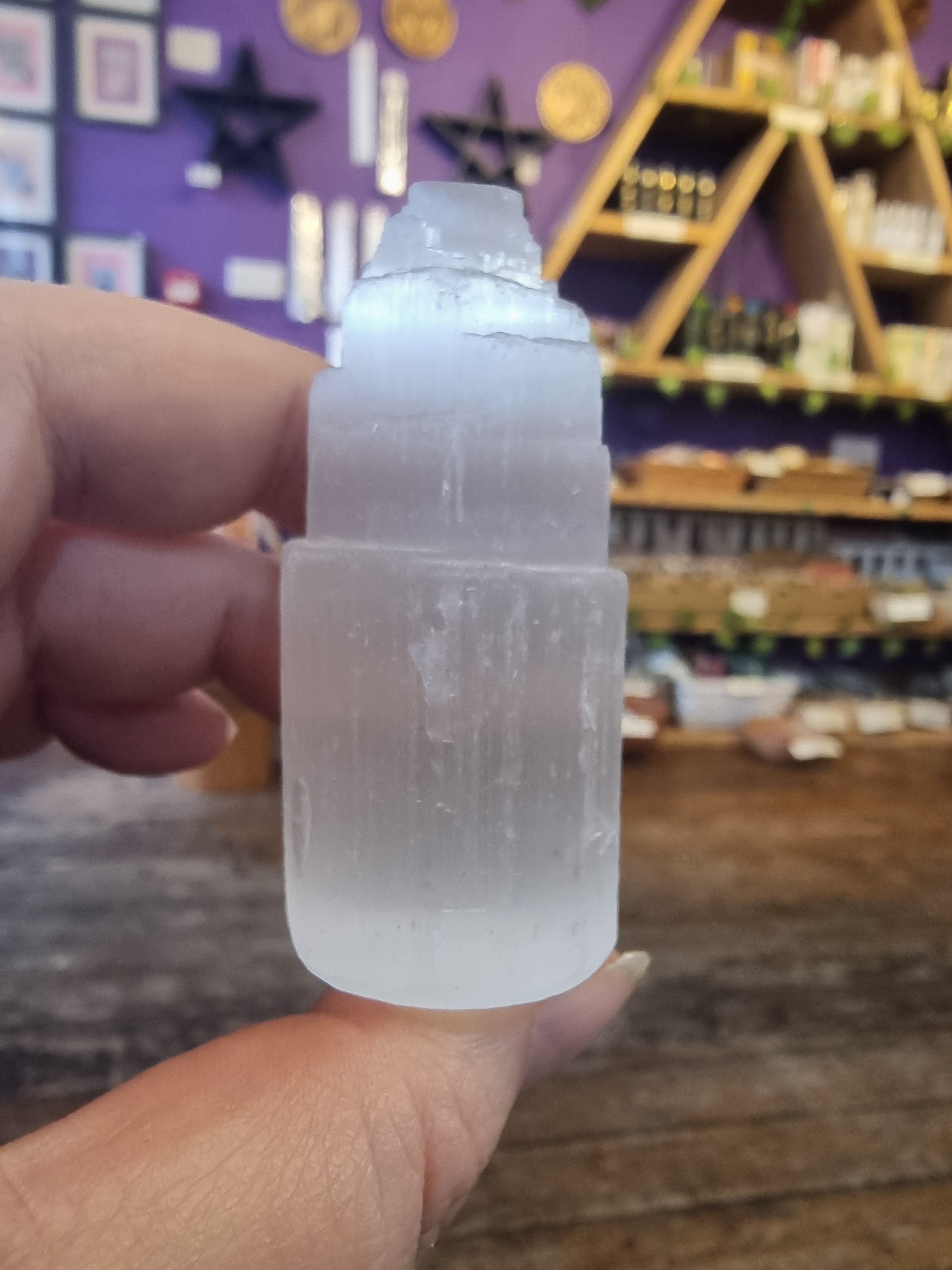 Selenite Tower (6cm)