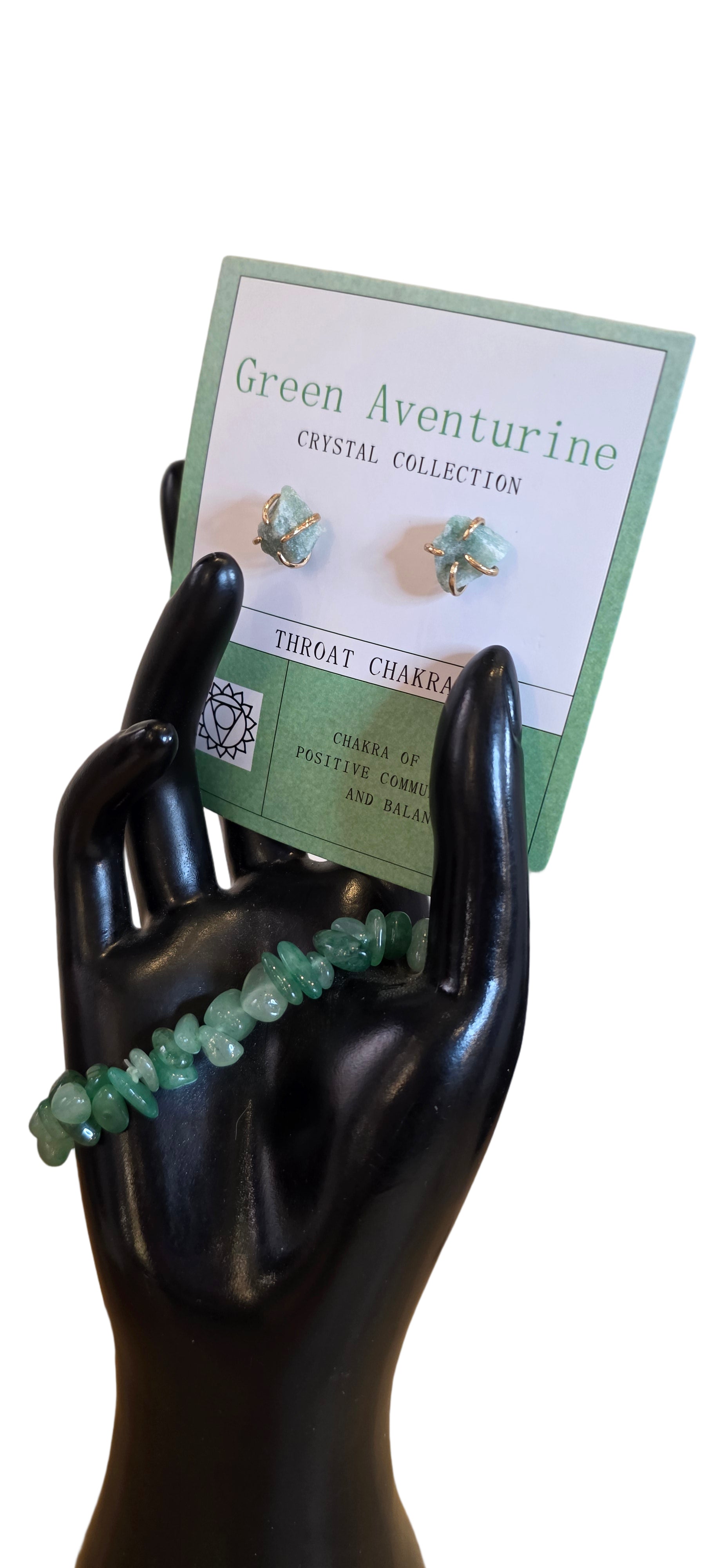 Green Aventurine Earring & Bracelet Gift Set