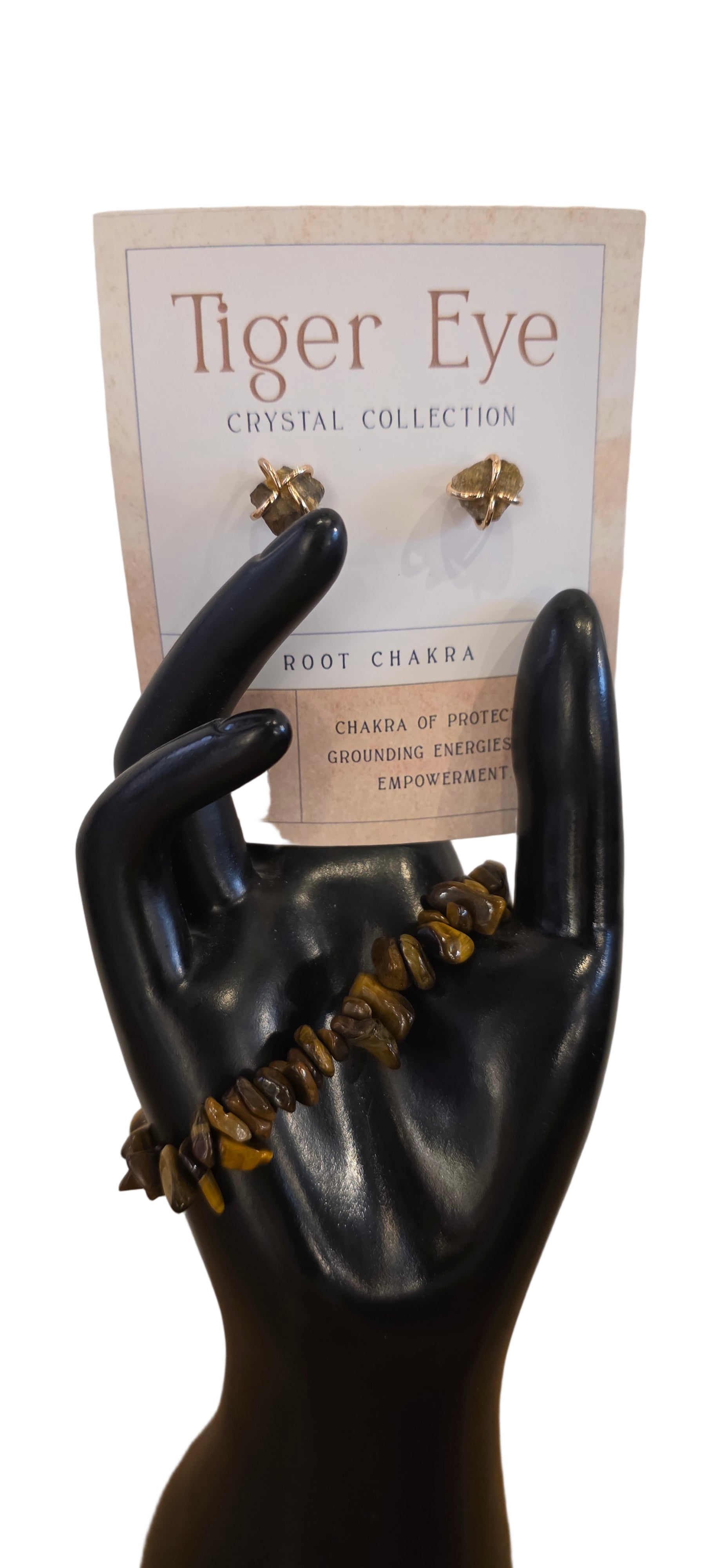 Tiger's Eye Earring & Bracelet Gift Set