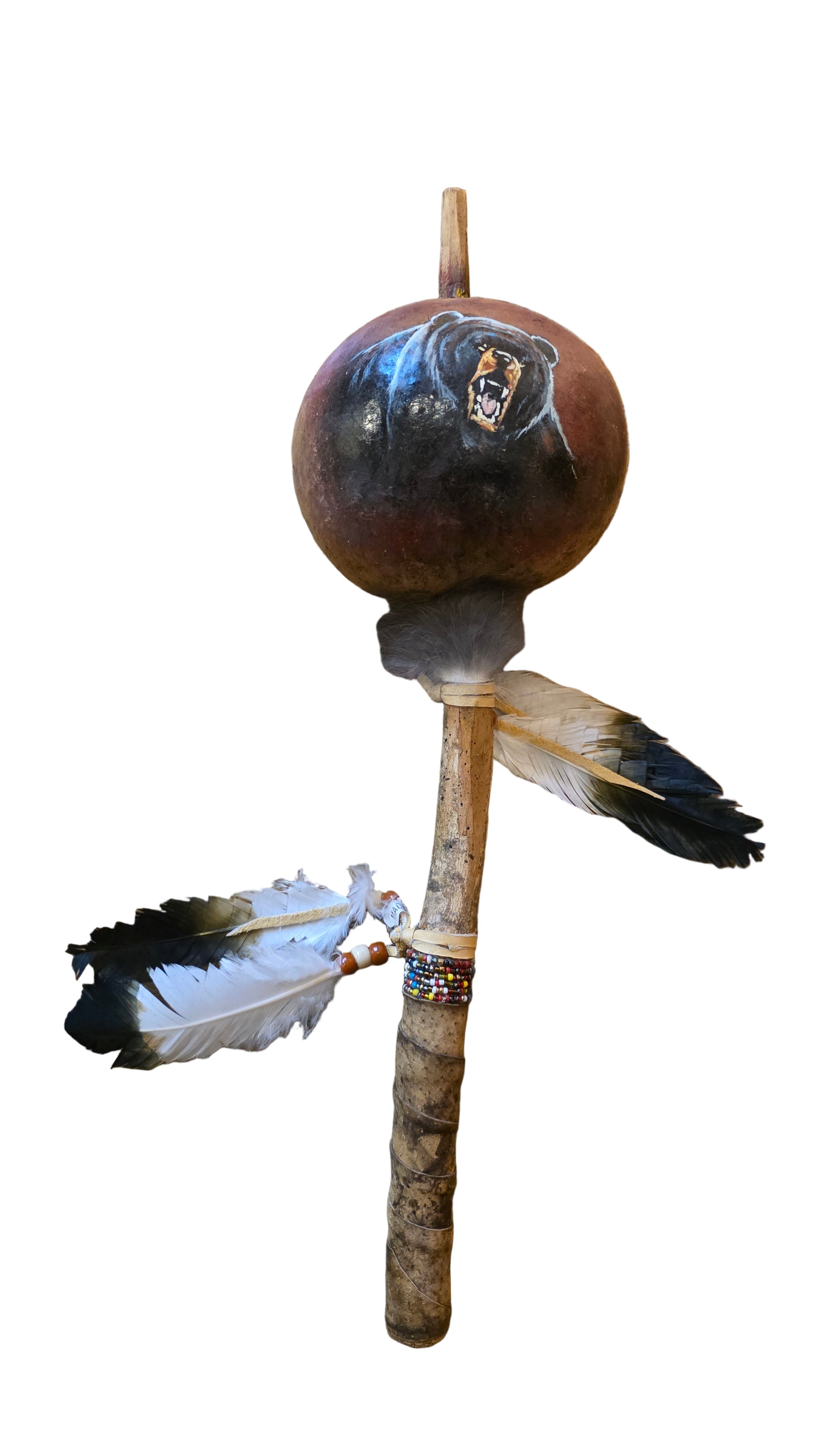 Shamanic Rattle Painted