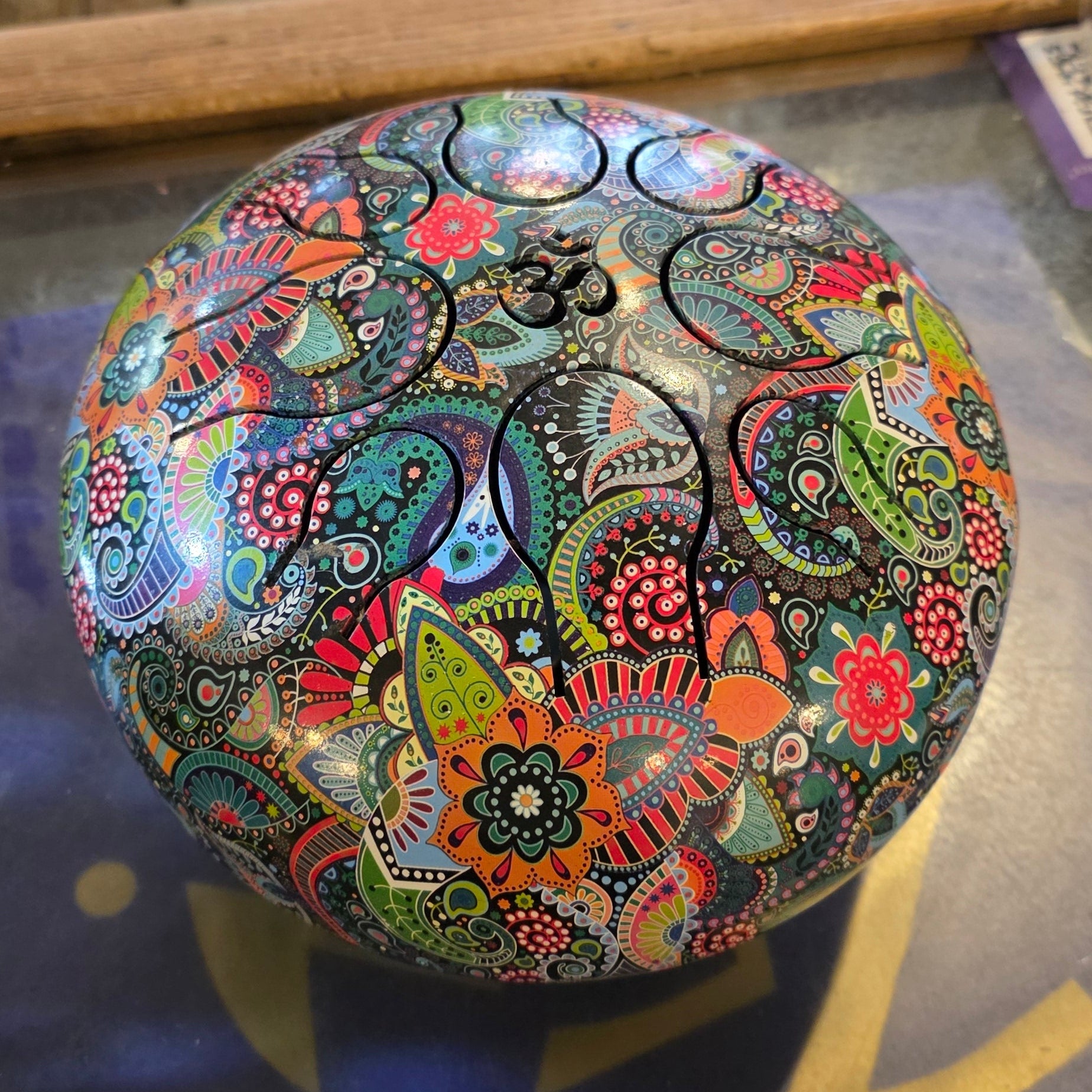 Painted Tongue Drum (8Inch)