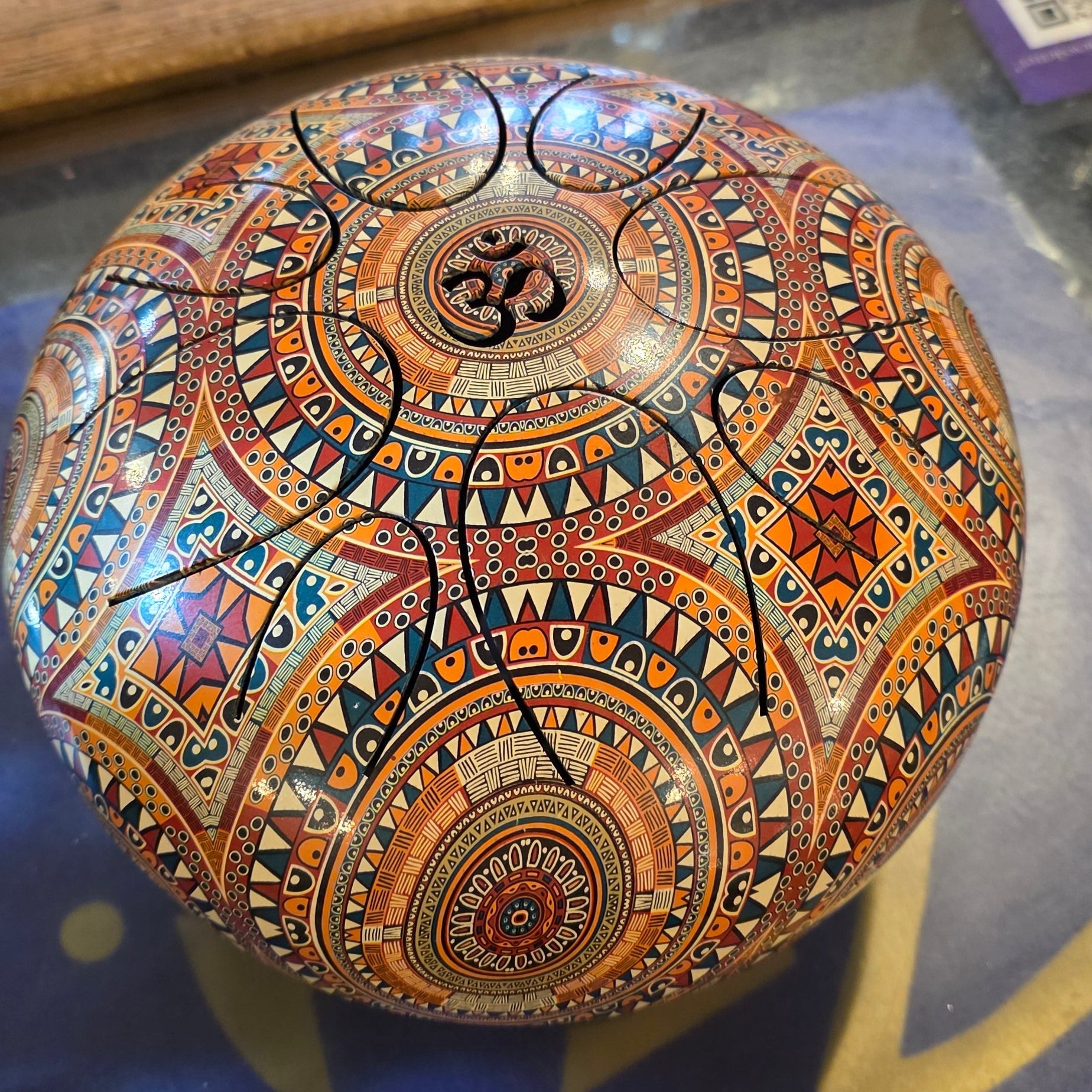 Painted Tongue Drum (8Inch)