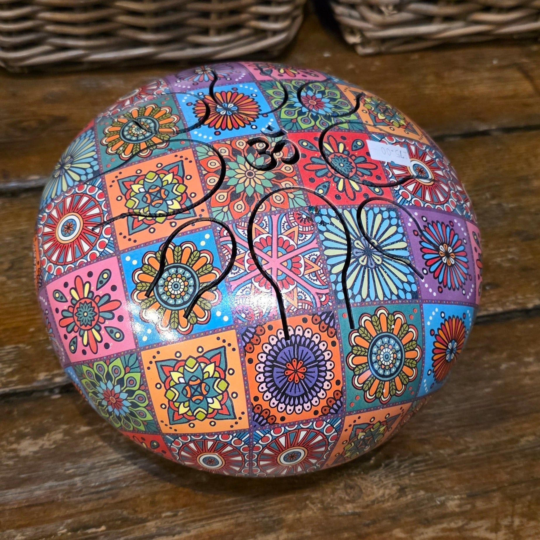 Painted Tongue Drum (8Inch)