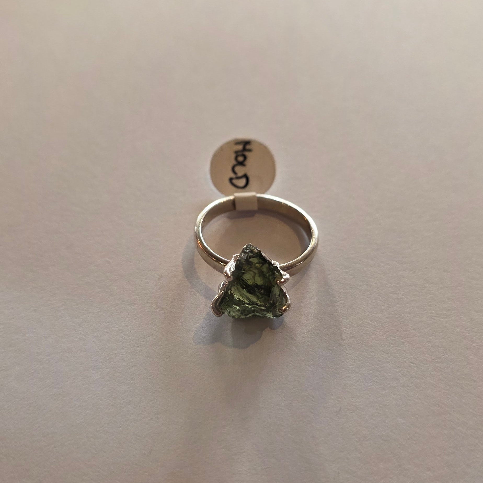 Moldavite Ring