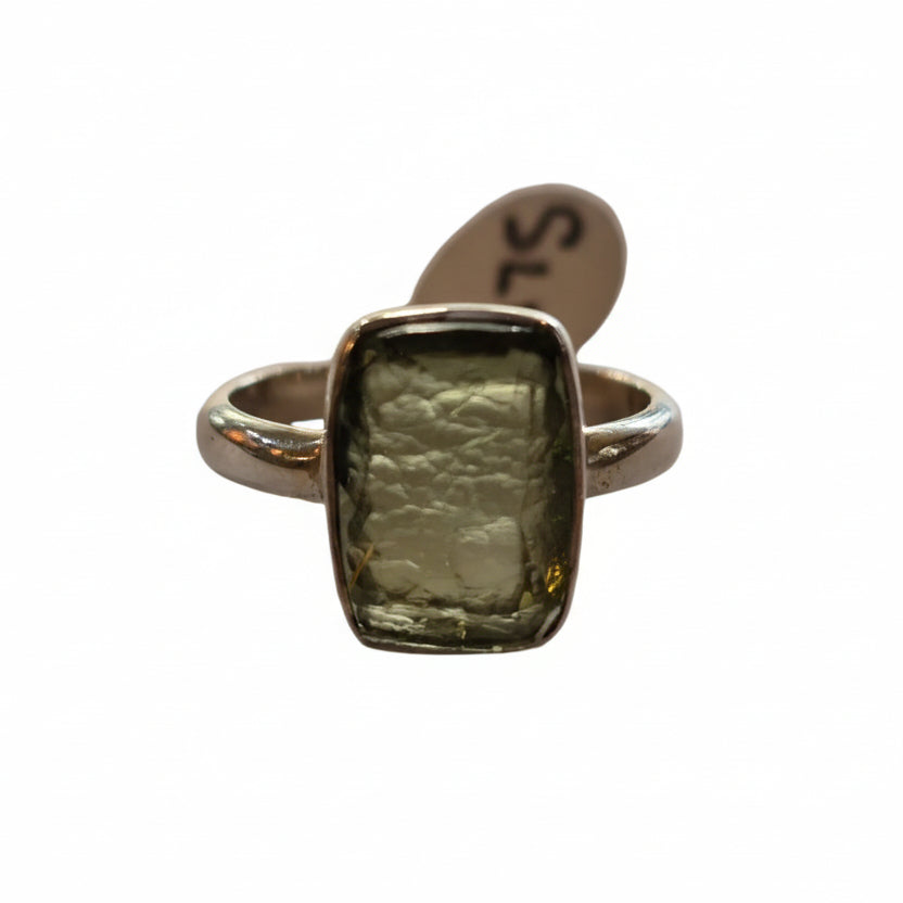 Moldavite Ring