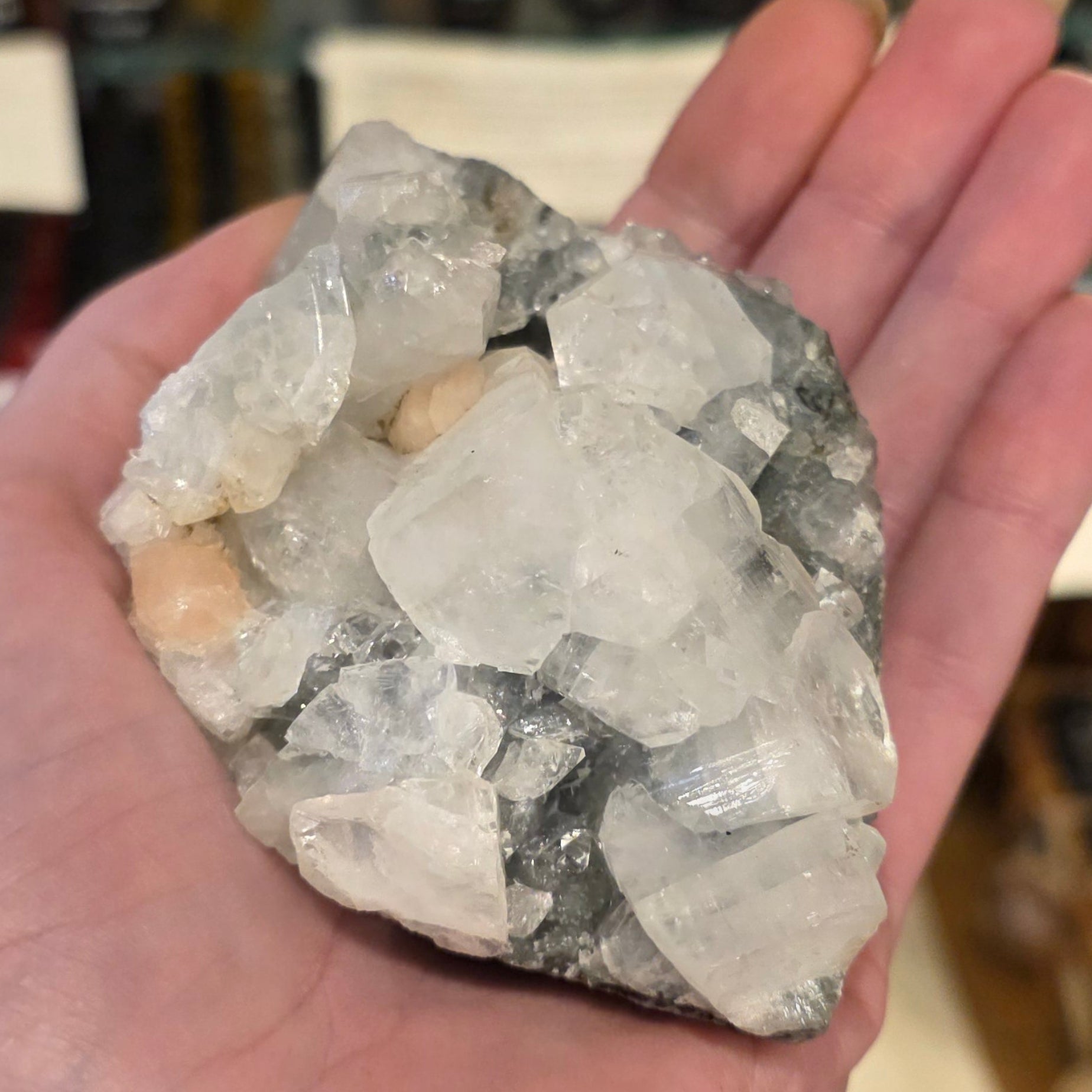 Apophyllite Specimen with Stillbite