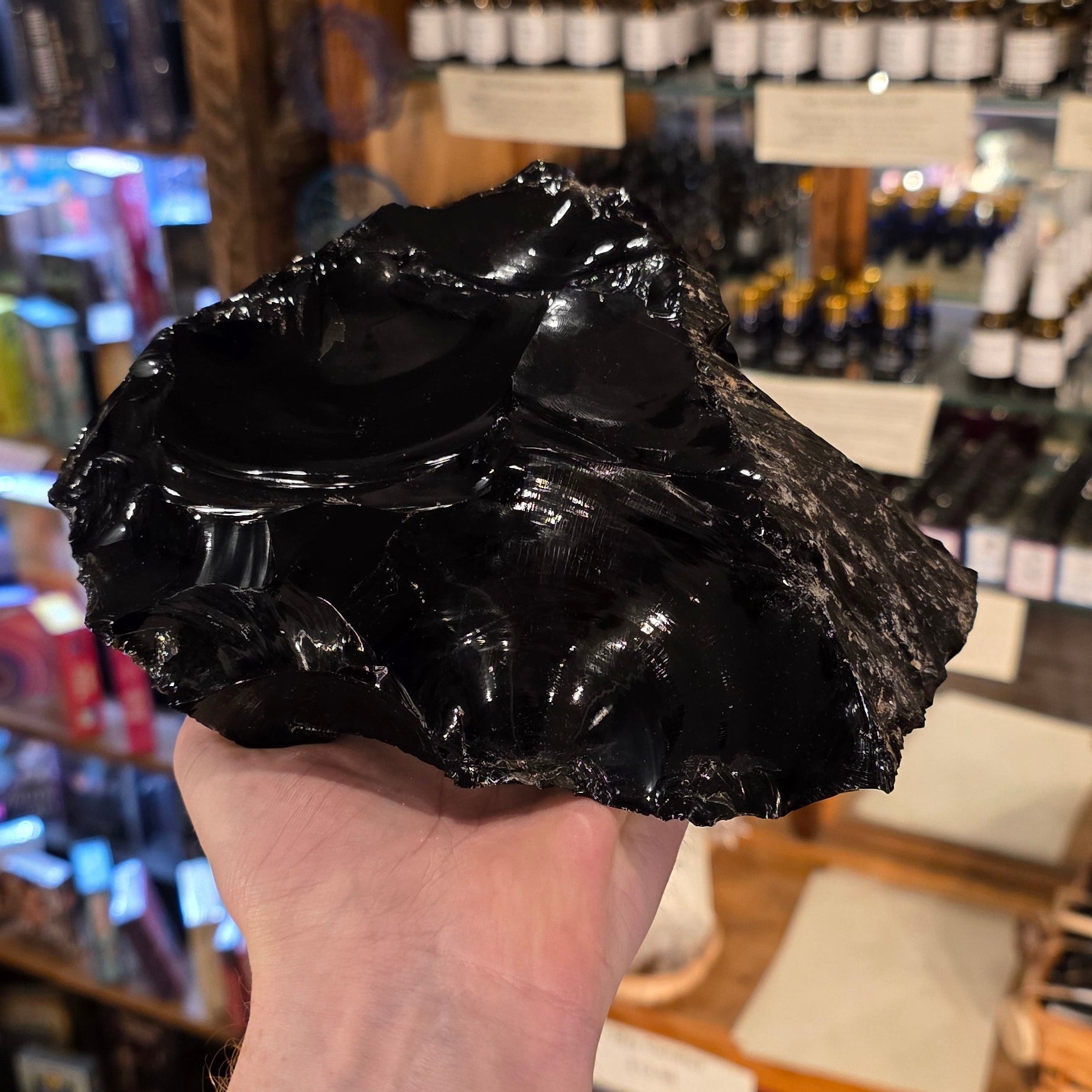 Large Black Obsidian Chunk