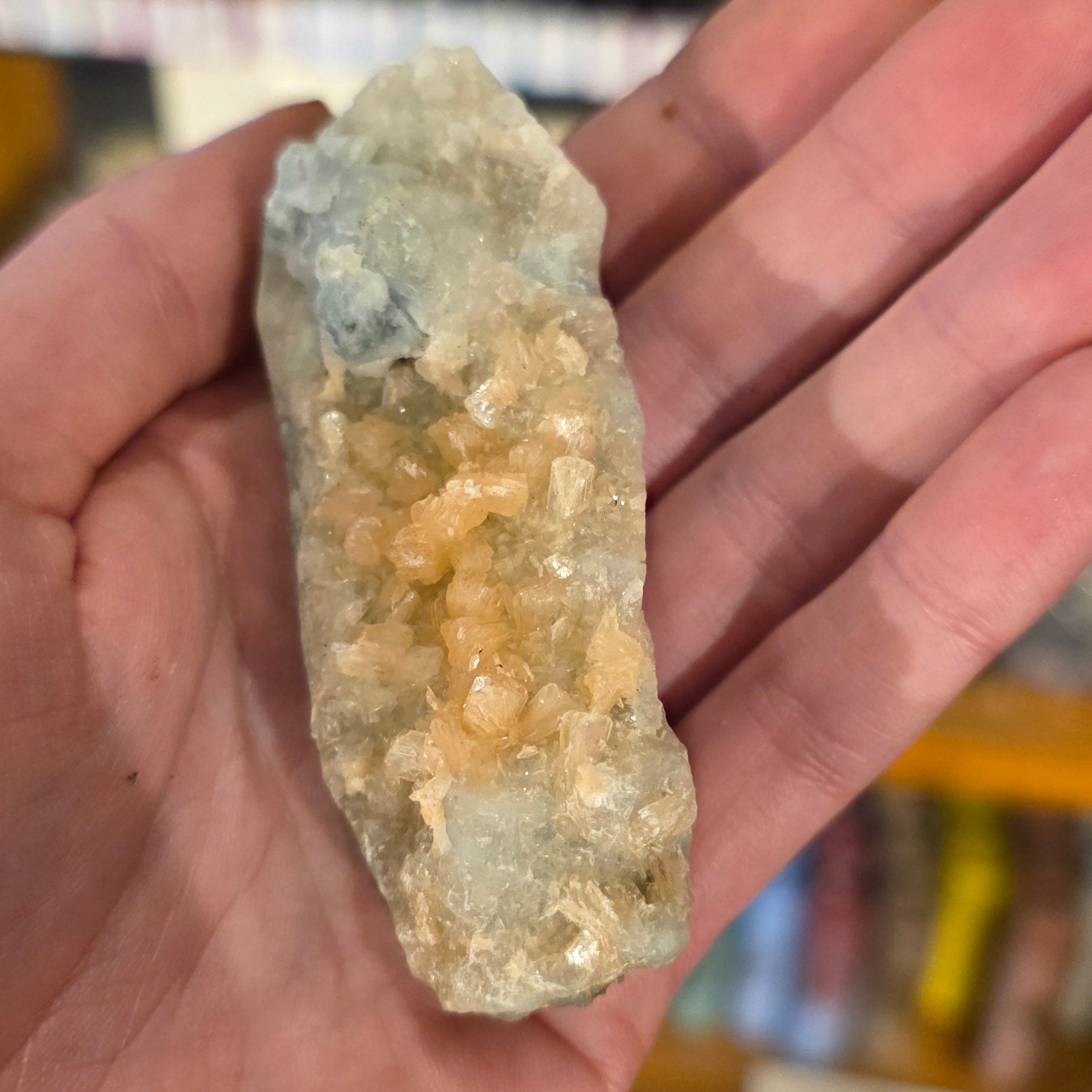Apophyllite Specimen on Base Rock