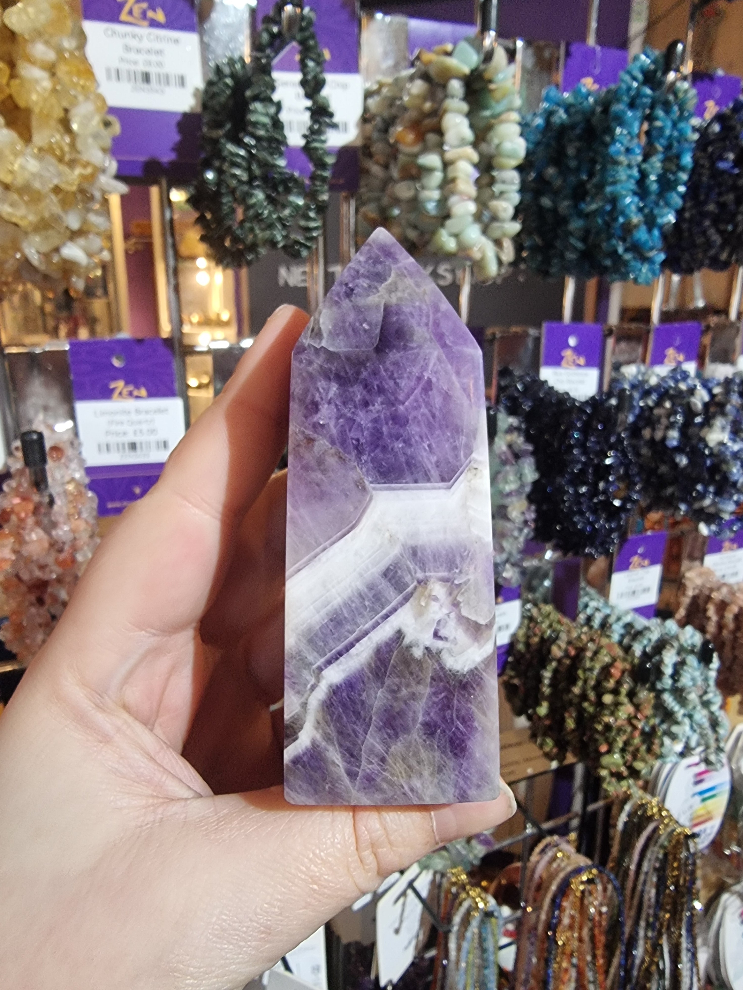 Banded Amethyst Tower