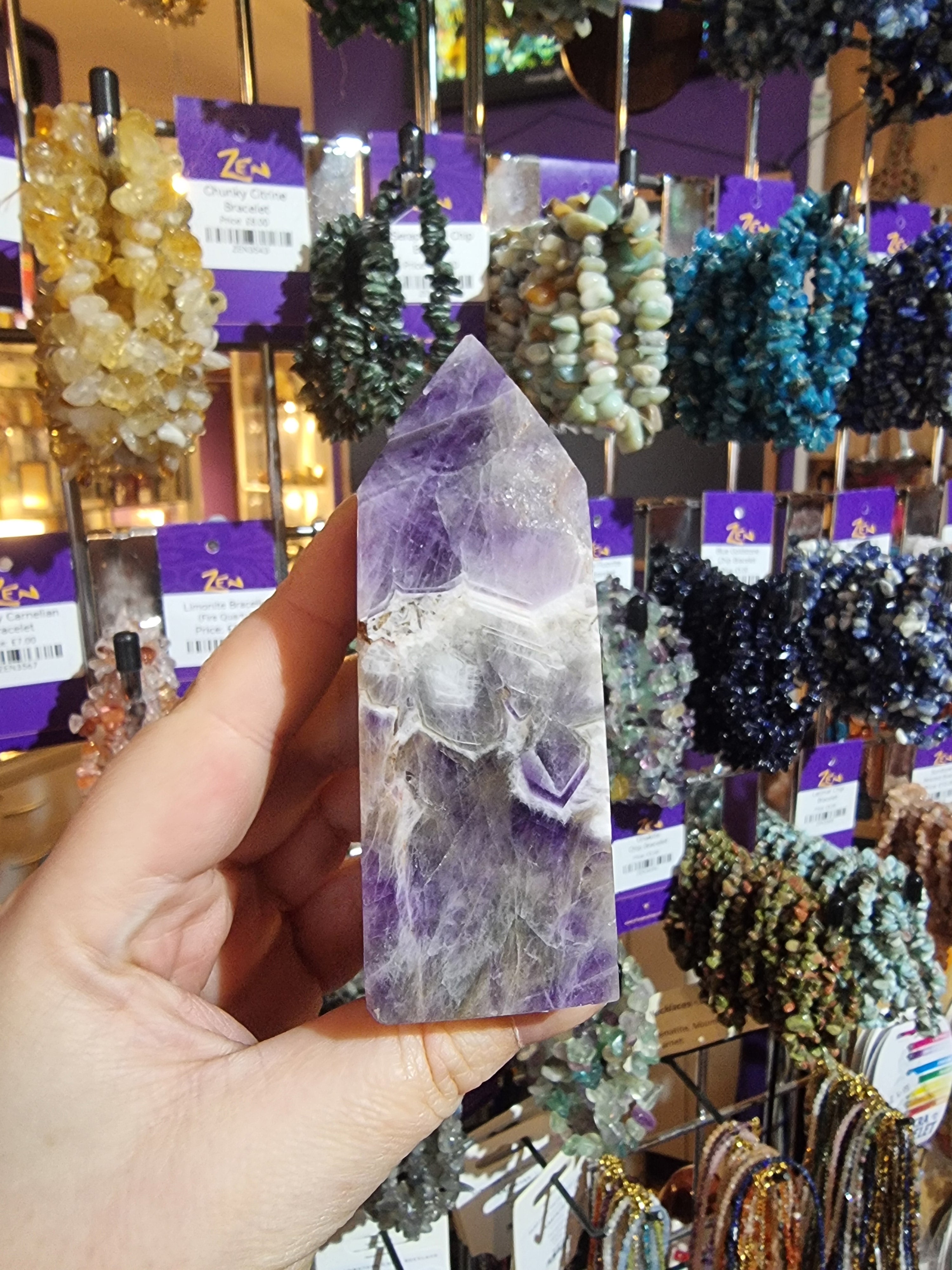 Banded Amethyst Tower