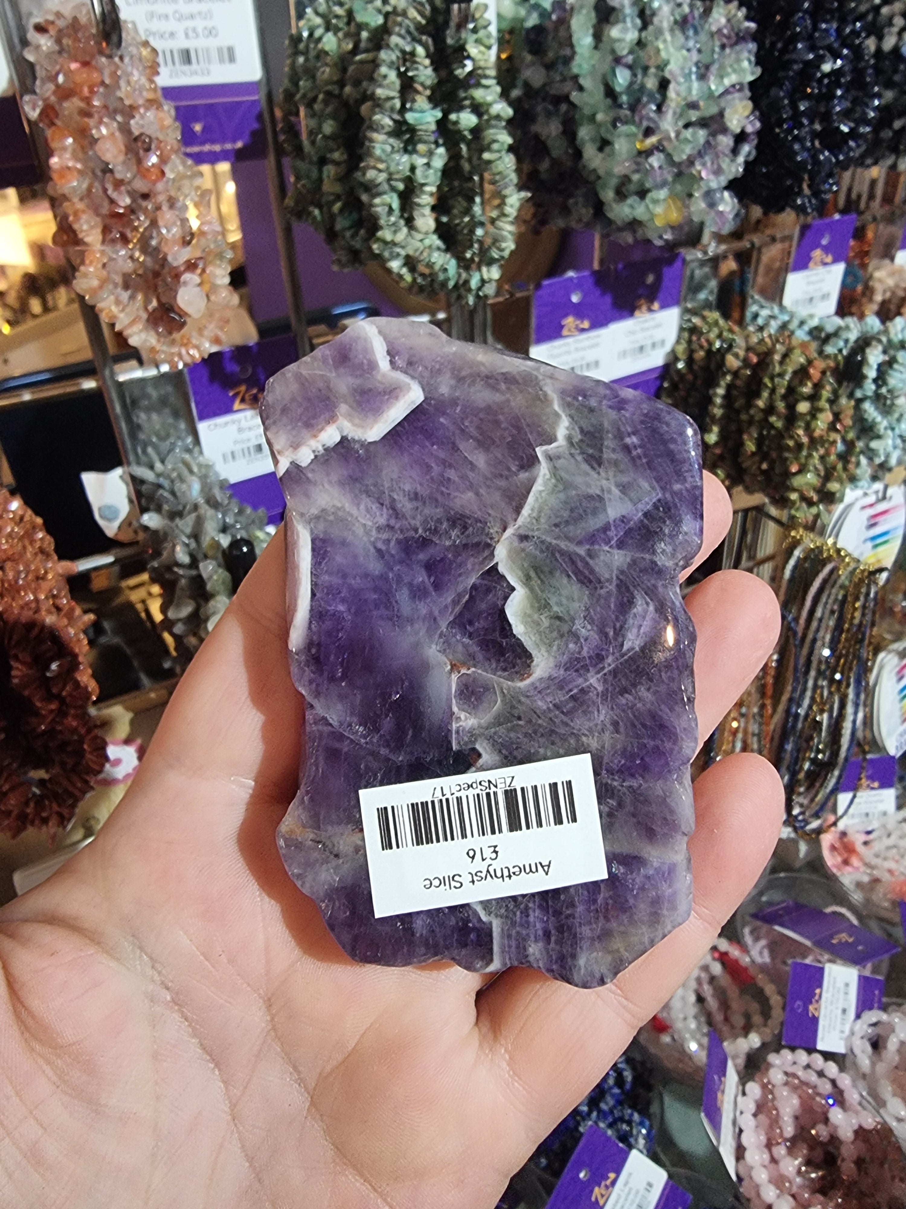 Amethyst Flat Slice