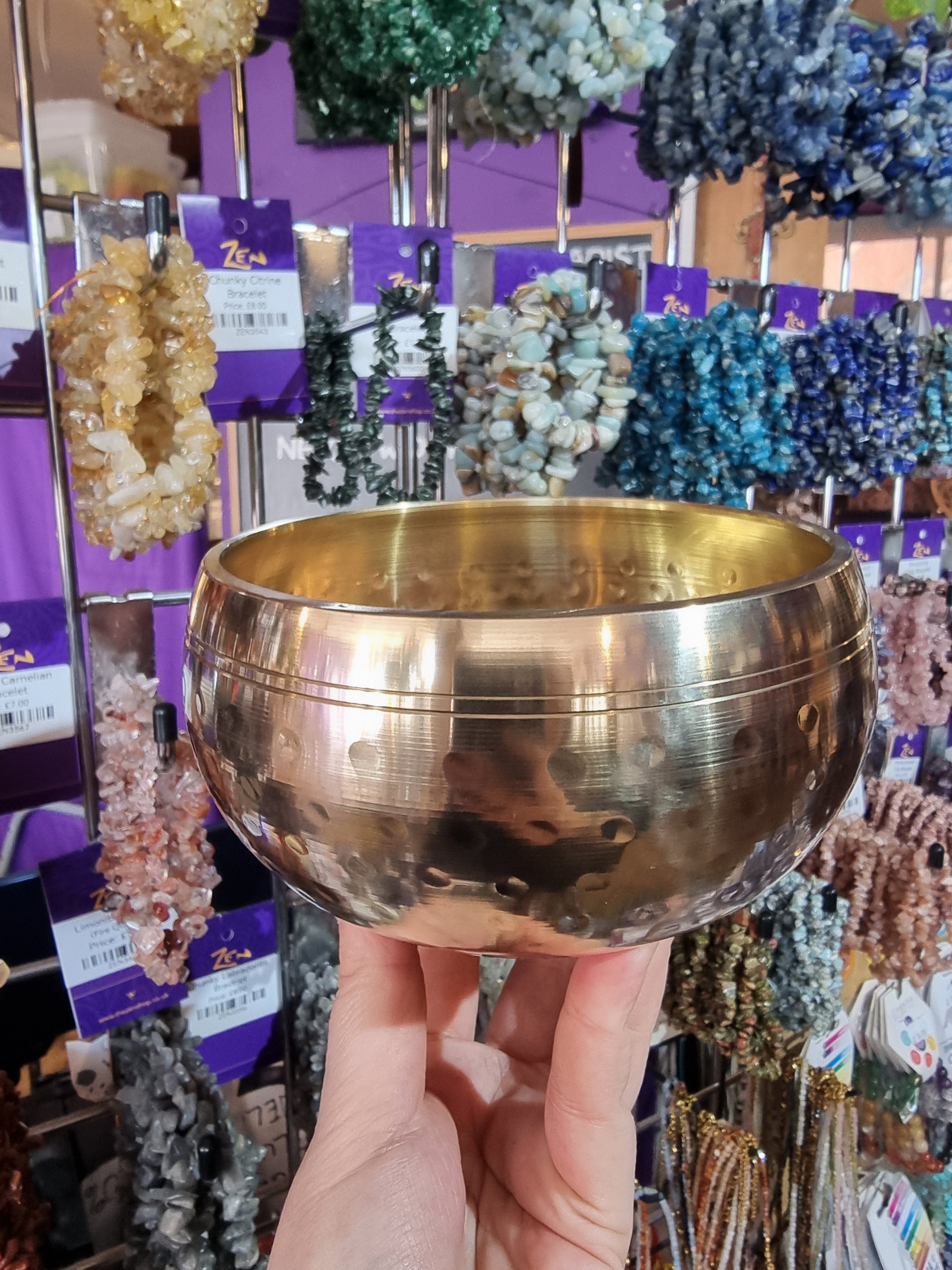 Gold Singing Bowl (Dimple)