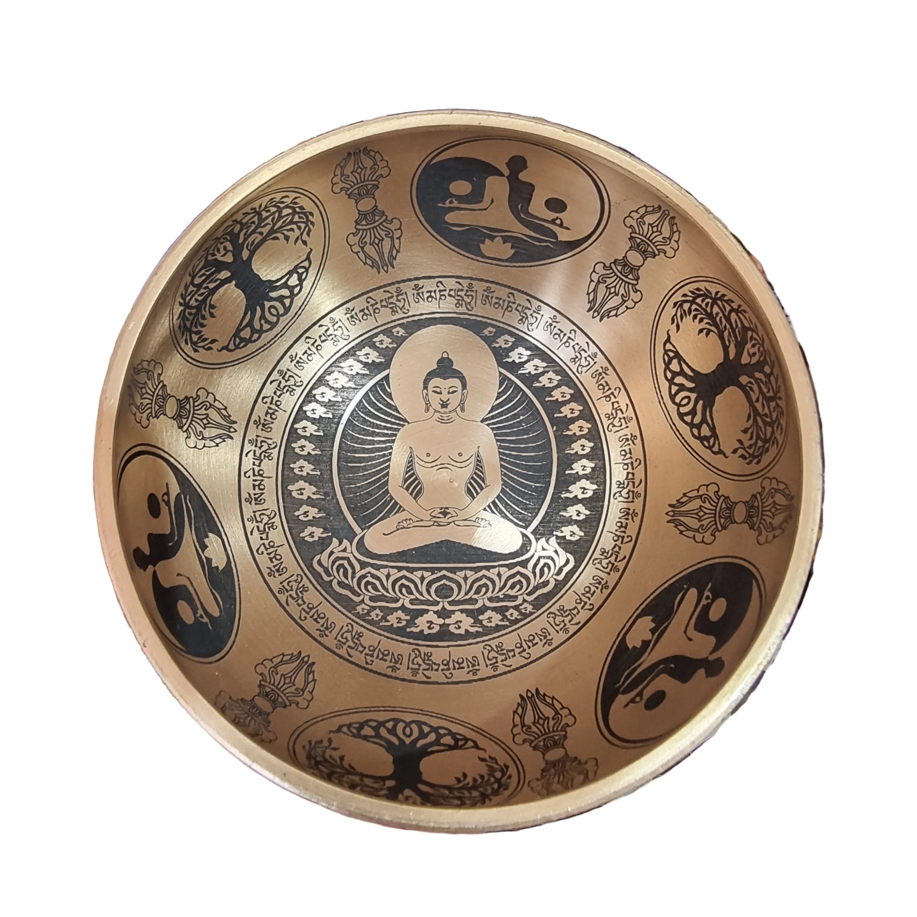 Buddha Engraved Singing Bowl (12cm)