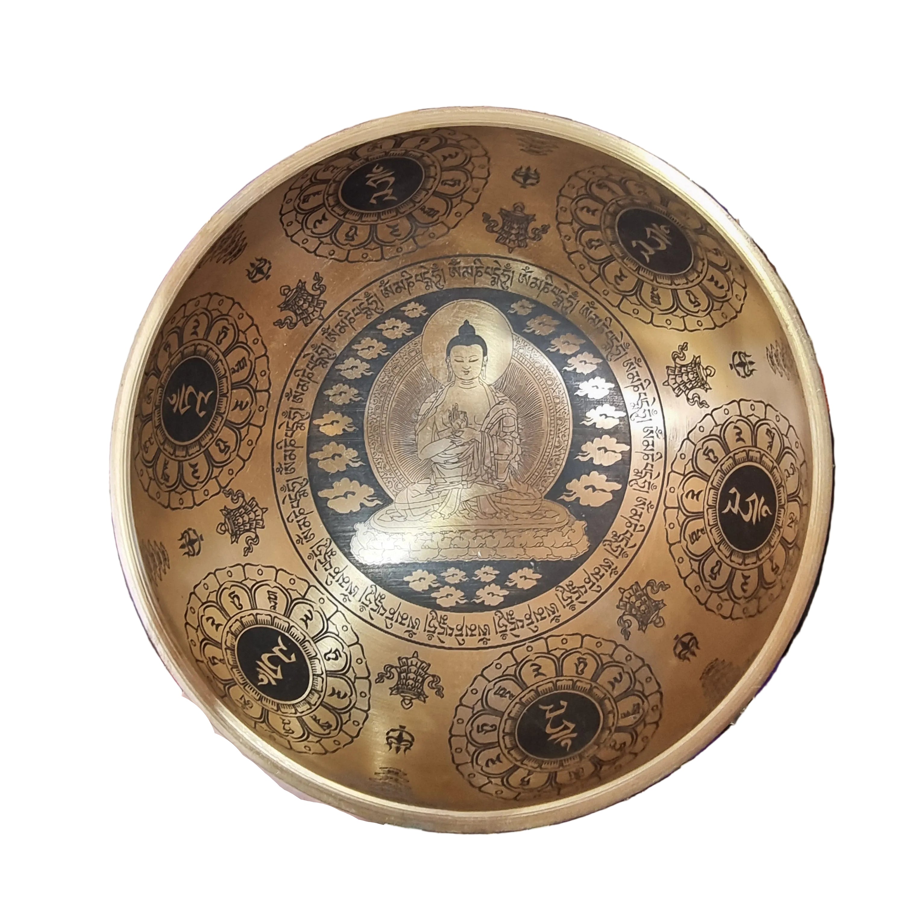 Buddha Engraved Singing Bowl (15cm)