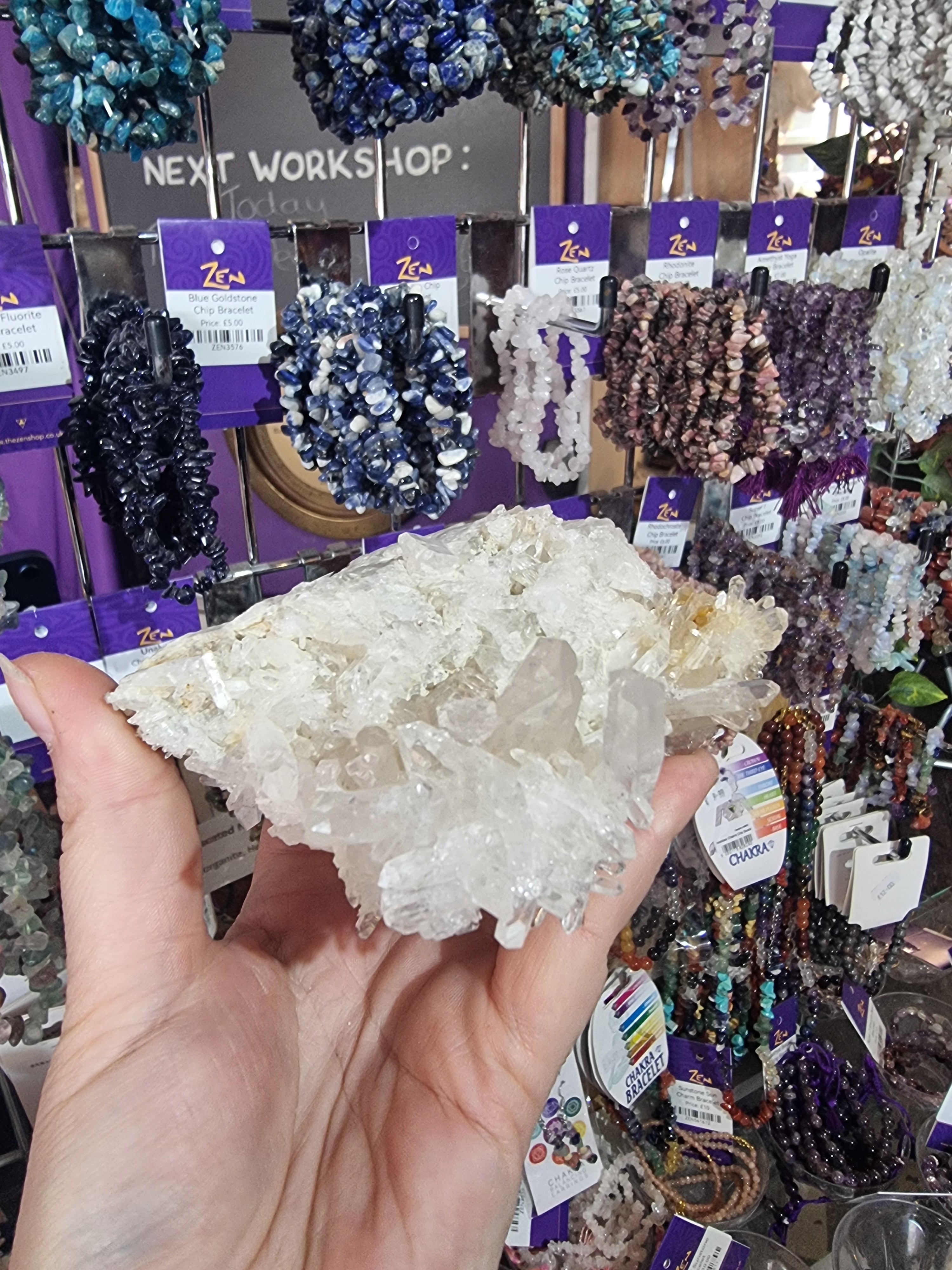 Clear Quartz Clusters (312g)