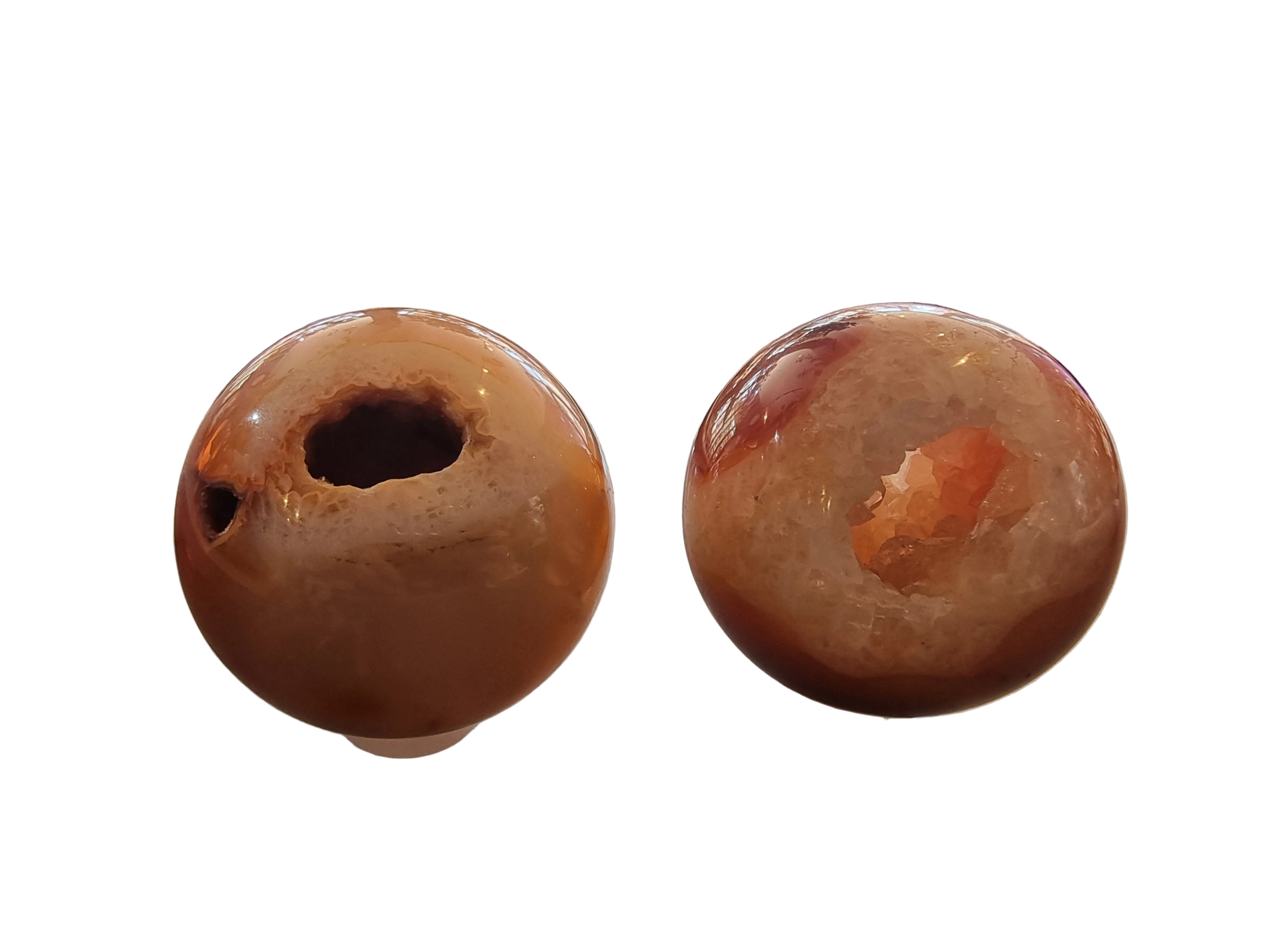 Carnelian Geode Sphere