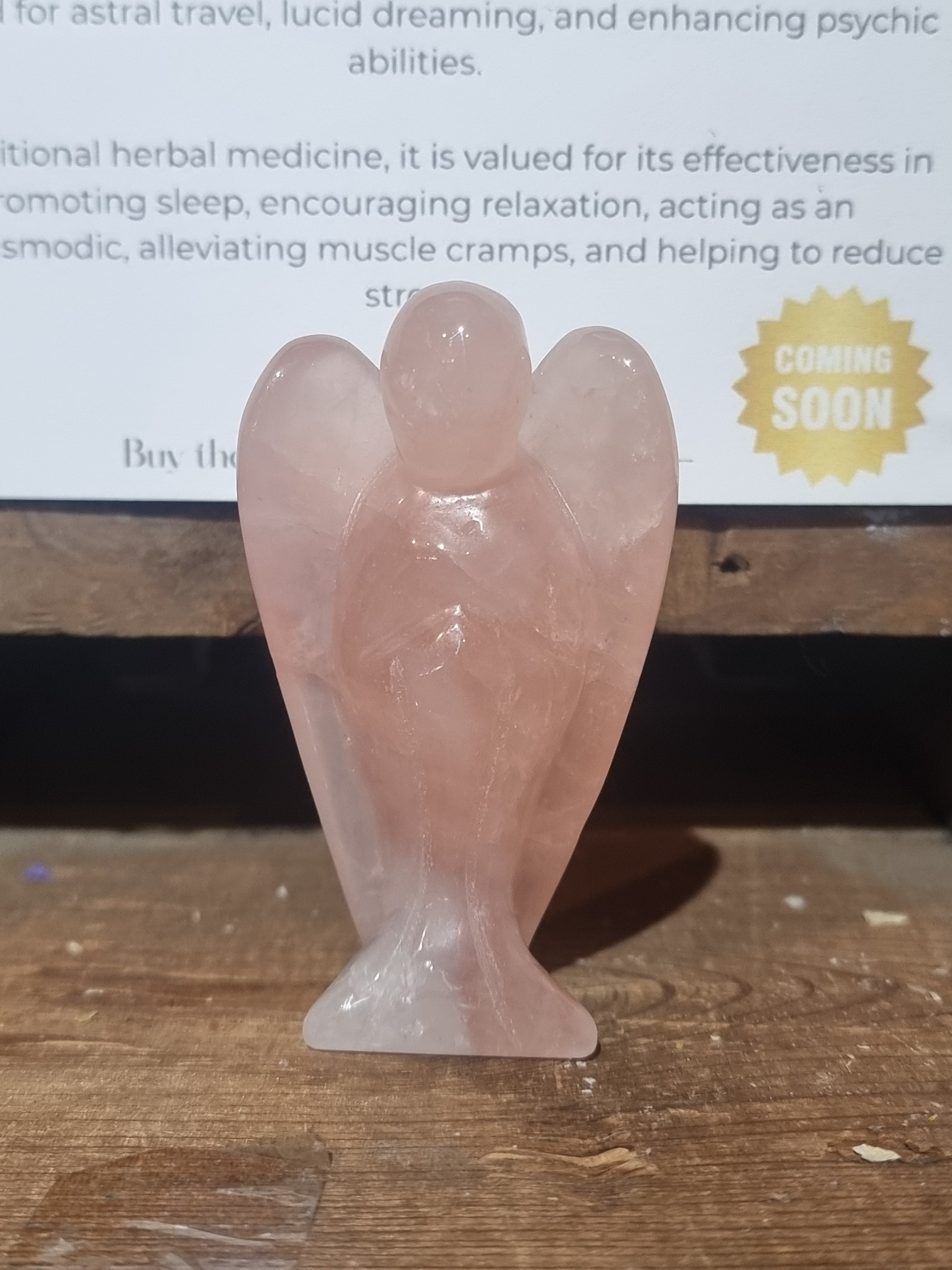 Rose Quartz Angel