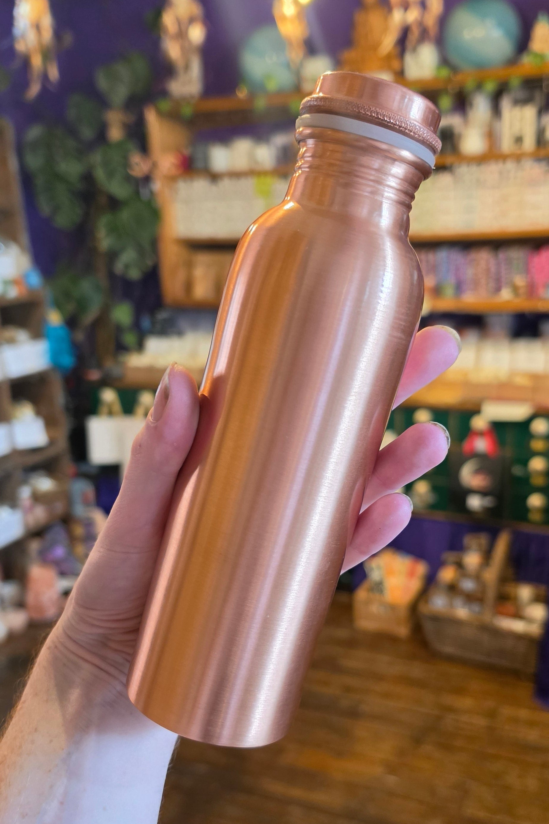 Smooth Copper Bottle (500ml)