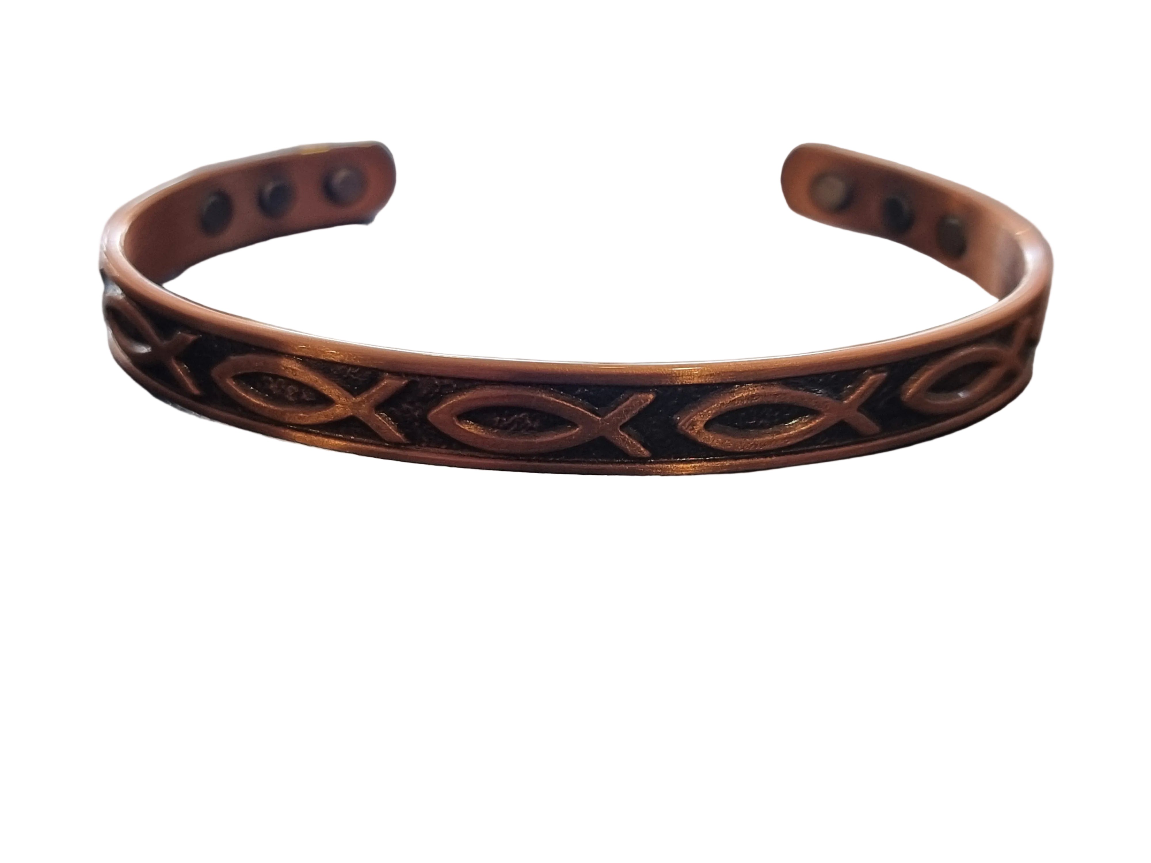 Copper Magnet Bracelet (Design 715)