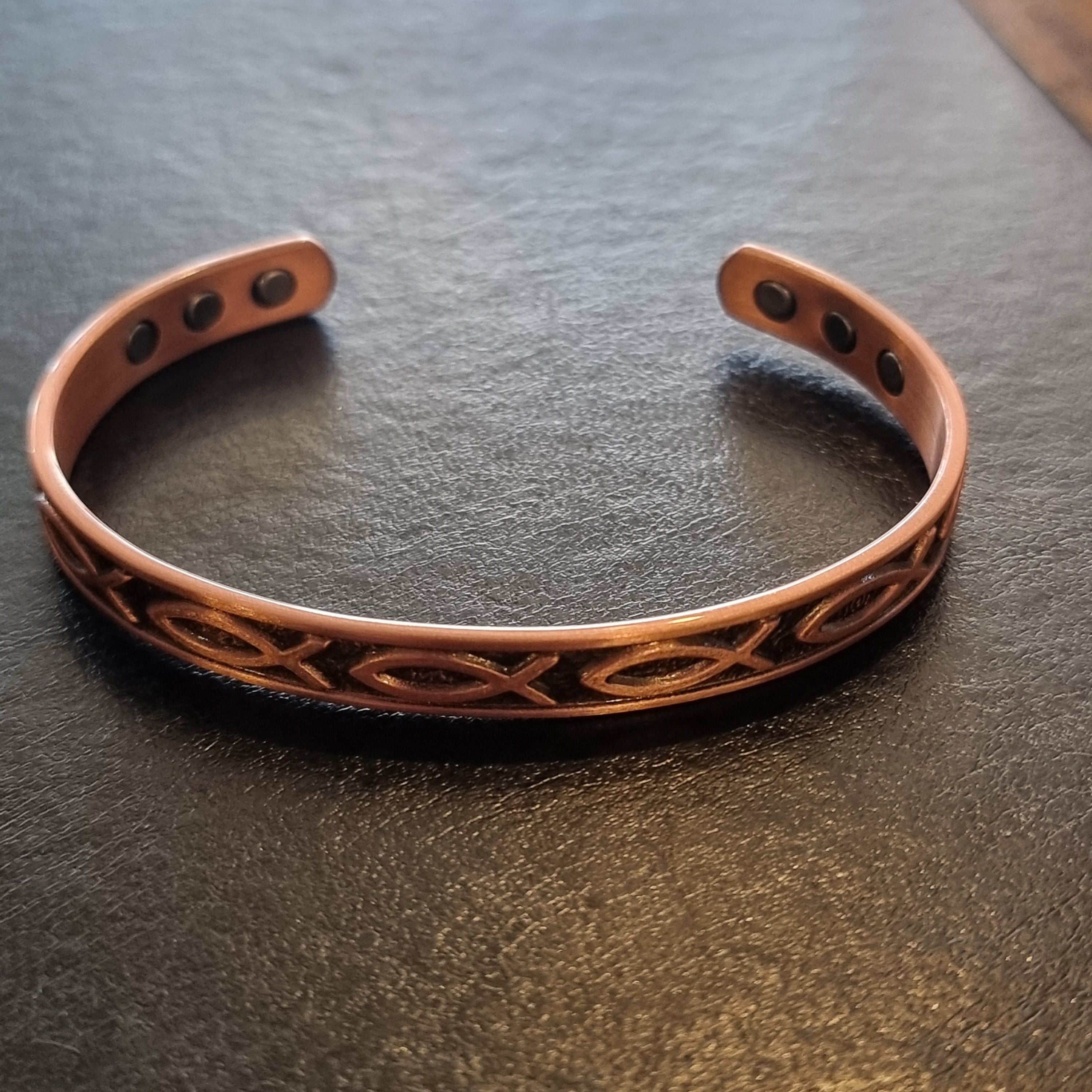 Copper Magnet Bracelet (Design 715)