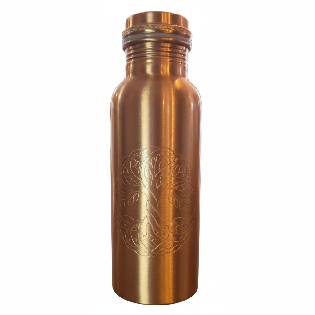 Tree of Life Copper Bottle (700ml)