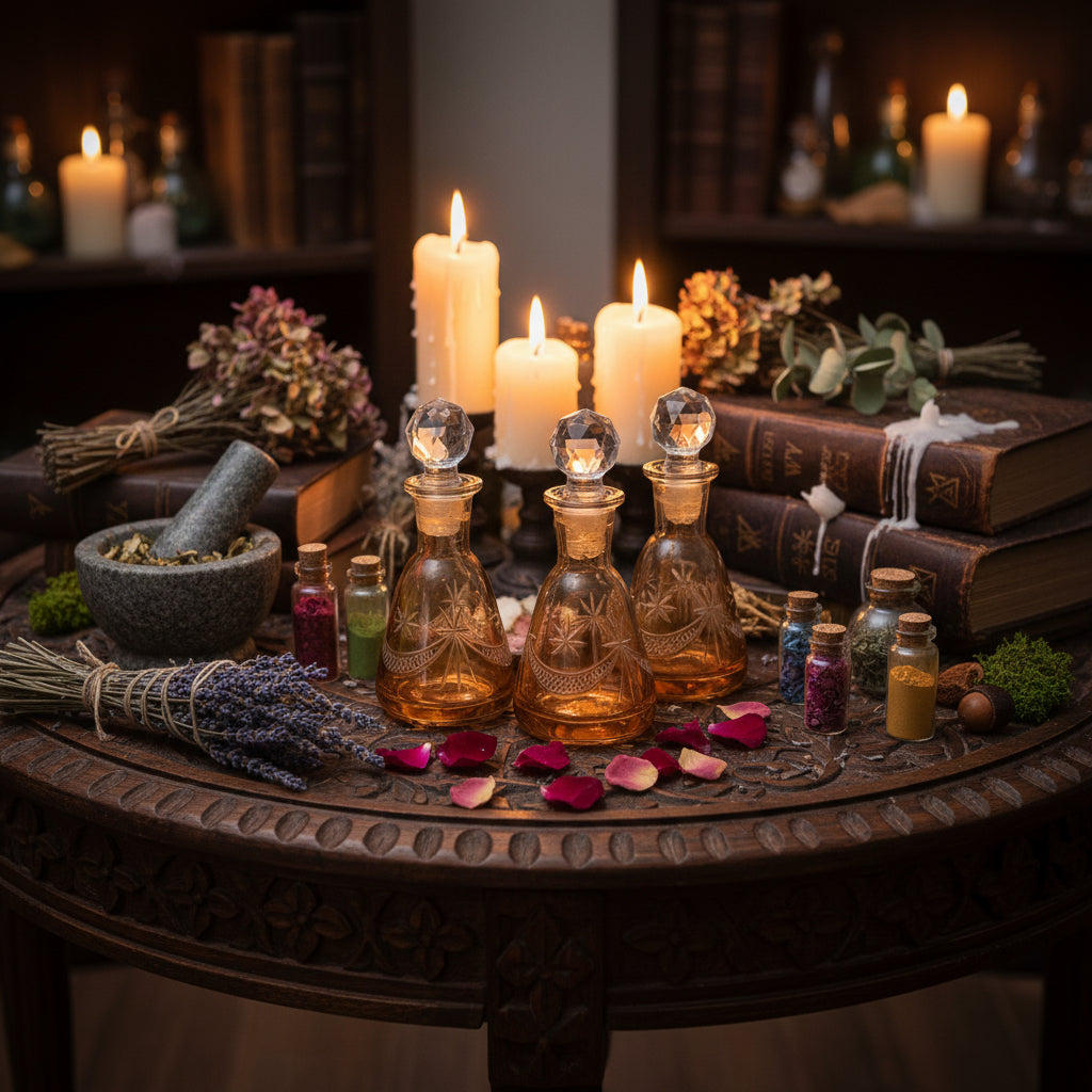 Glass Potion Bottles