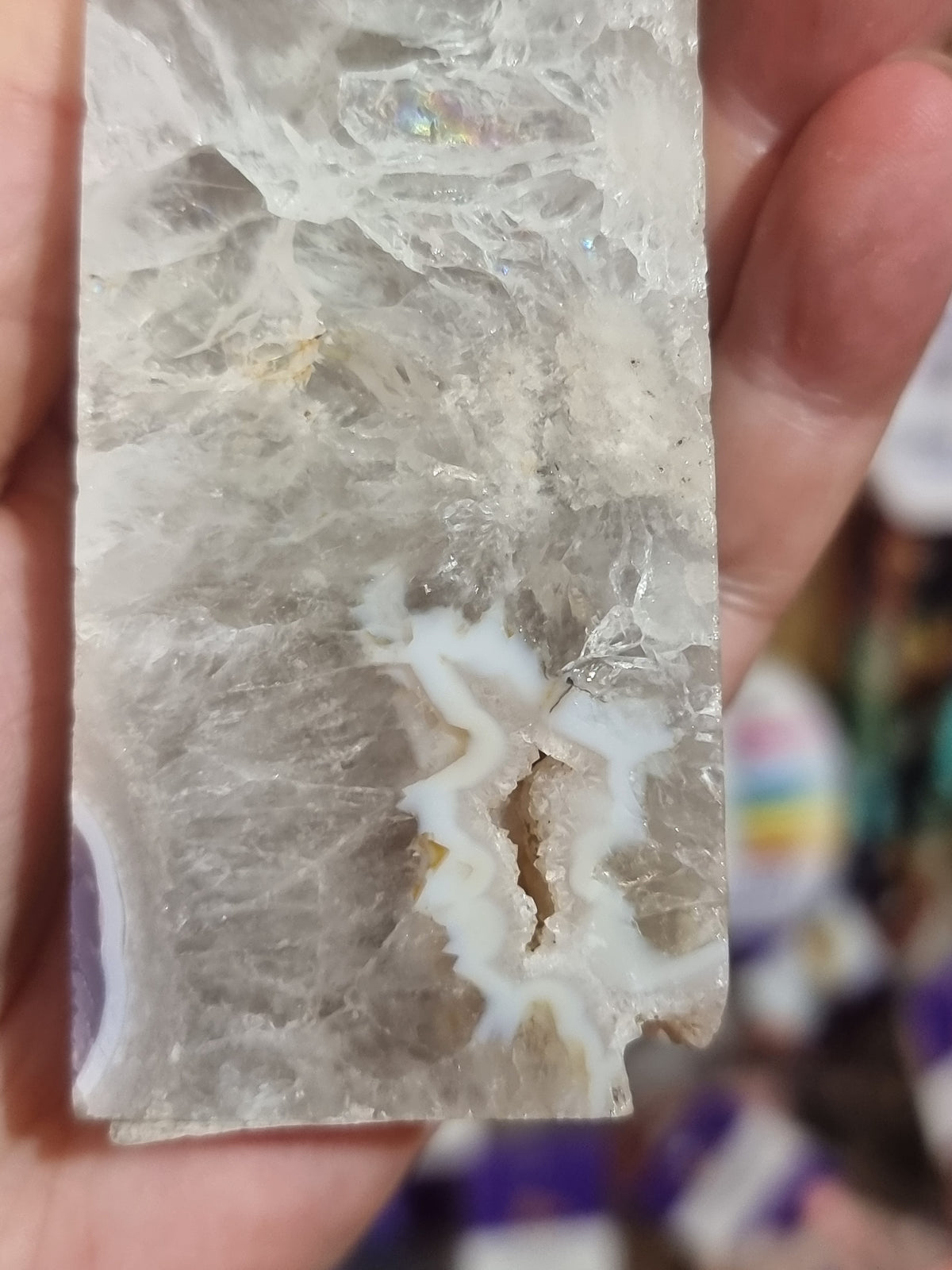 Green Flower Agate Tower (454g)