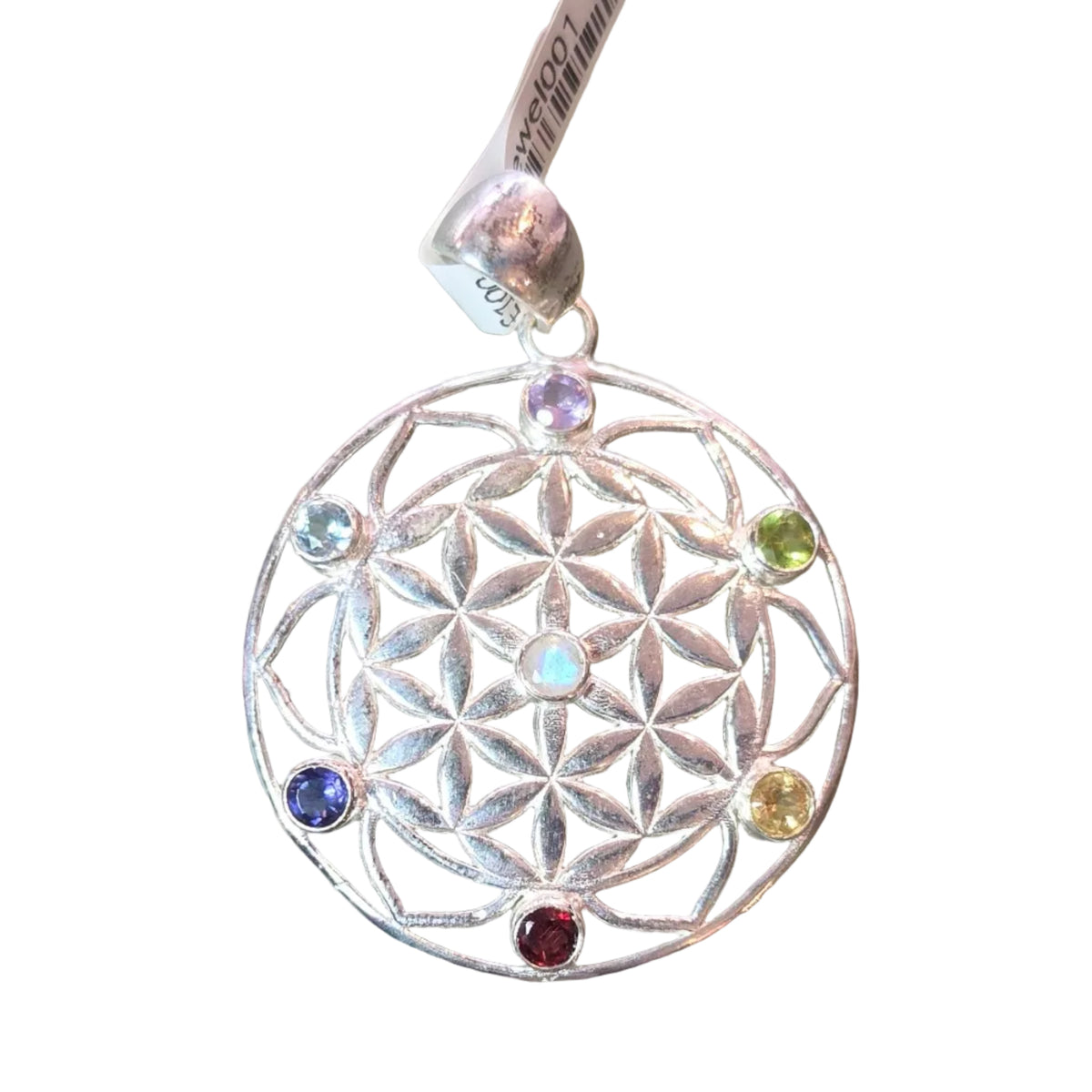 Silver Chakra Pendant