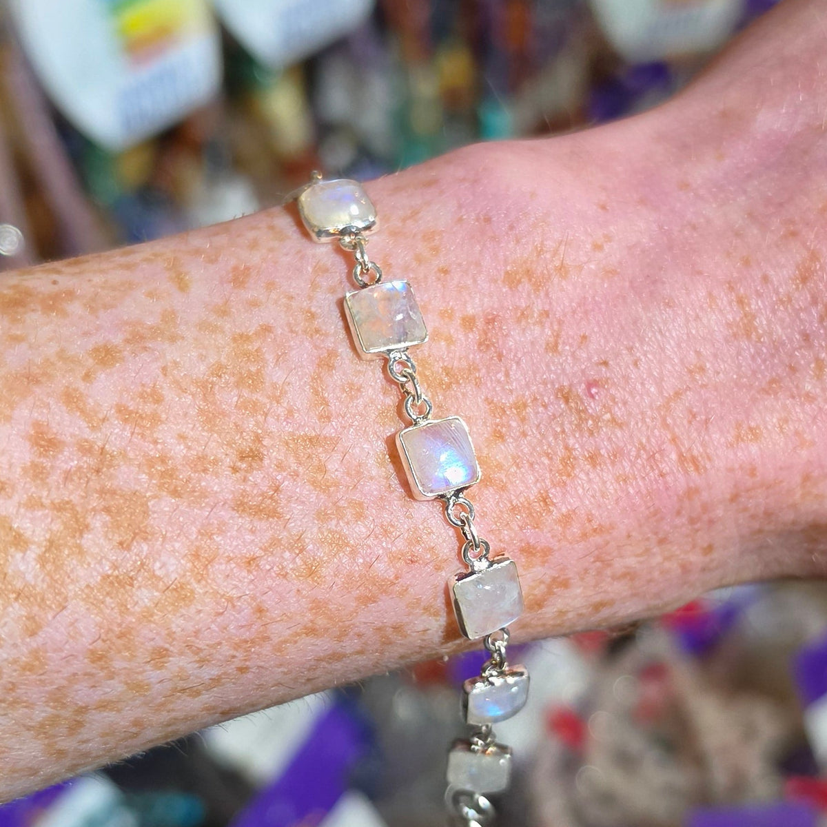 Moonstone Silver Bracelet