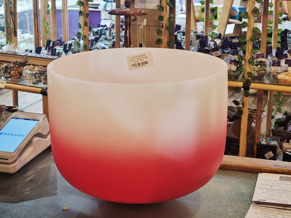 Crystal Singing Bowl (Red)