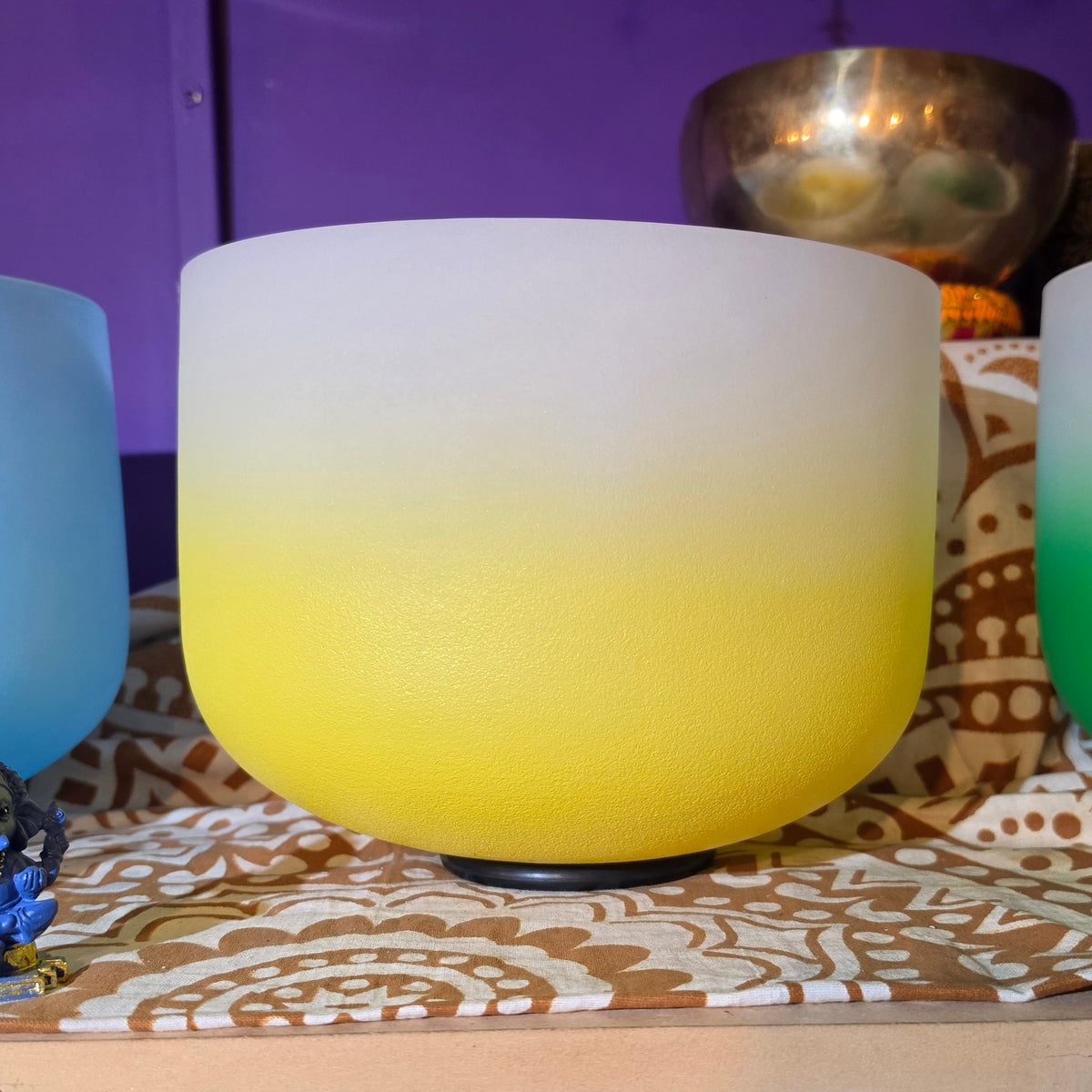 Crystal Singing Bowl (Yellow)