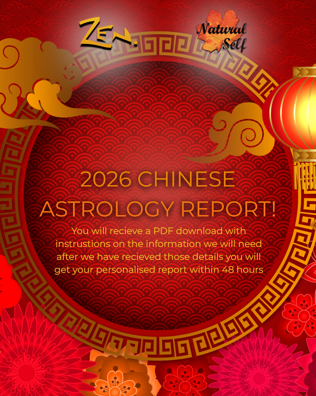 Personal Chinese Astrology 2026 Report