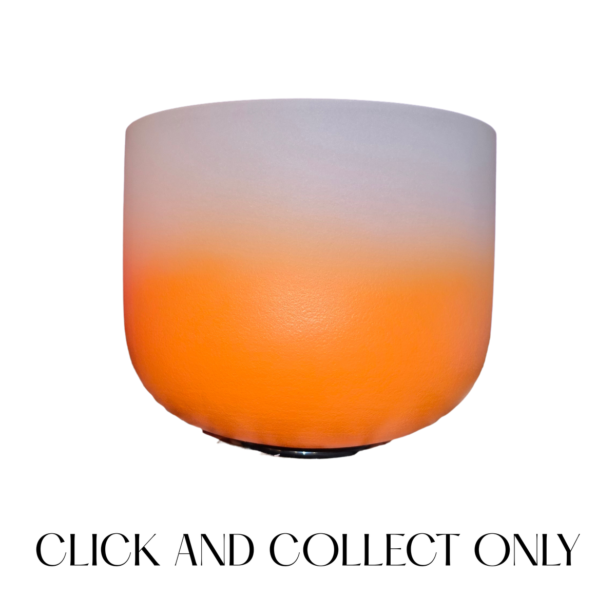 Crystal Singing Bowl (Orange)