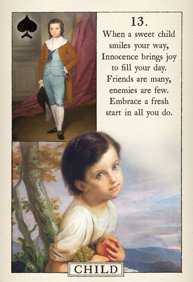 Blue Bird Lenormand Cards (Pocket Deck)