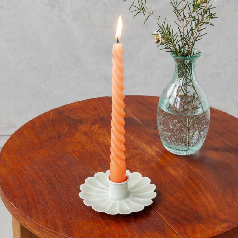 Flower Candle Holder (Green)