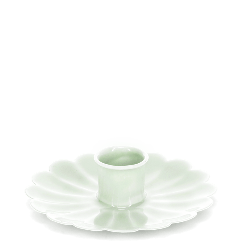 Flower Candle Holder (Green)