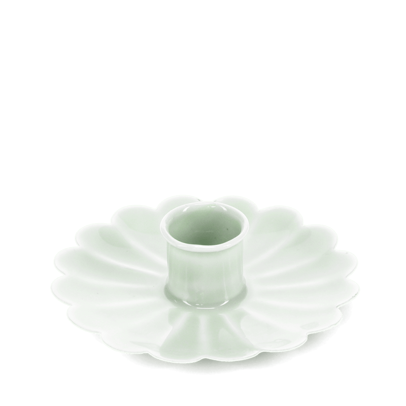 Flower Candle Holder (Green)