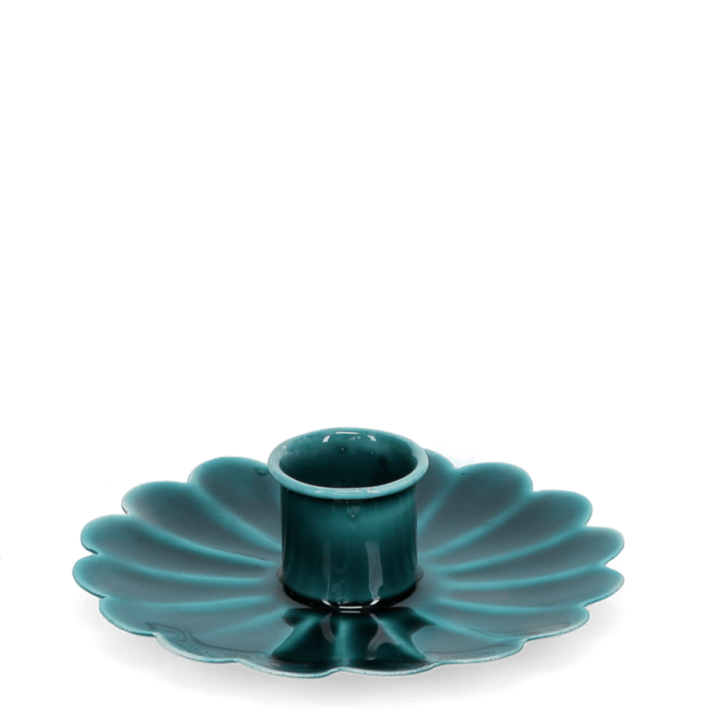 Flower Candle Holder (Blue)