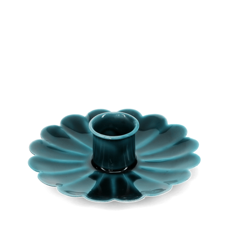 Flower Candle Holder (Blue)