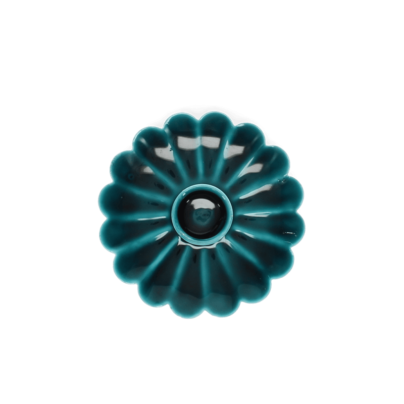 Flower Candle Holder (Blue)
