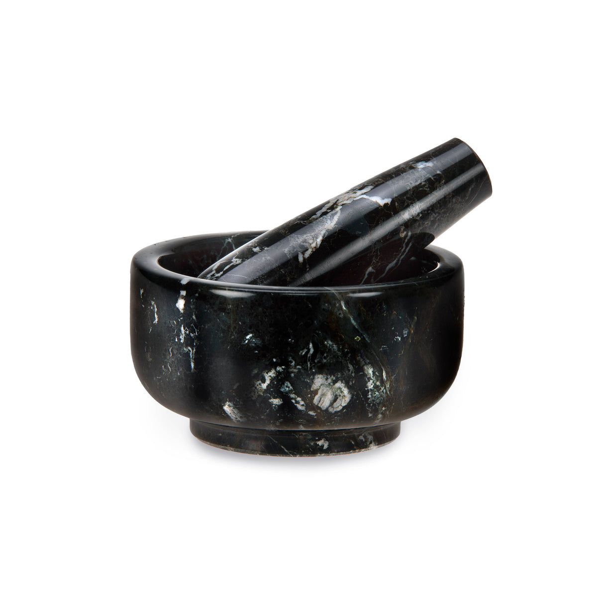 Zebra Marble Pestle & Mortar